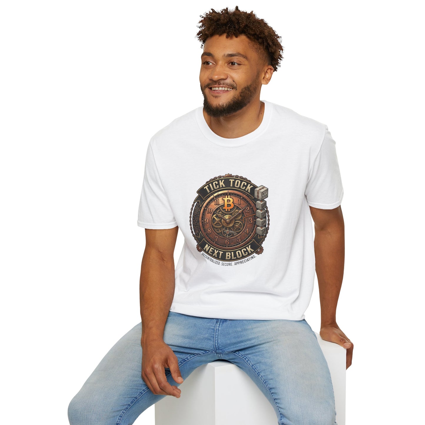 Bitcoin 'Tick Tock Next Block' T-Shirt
