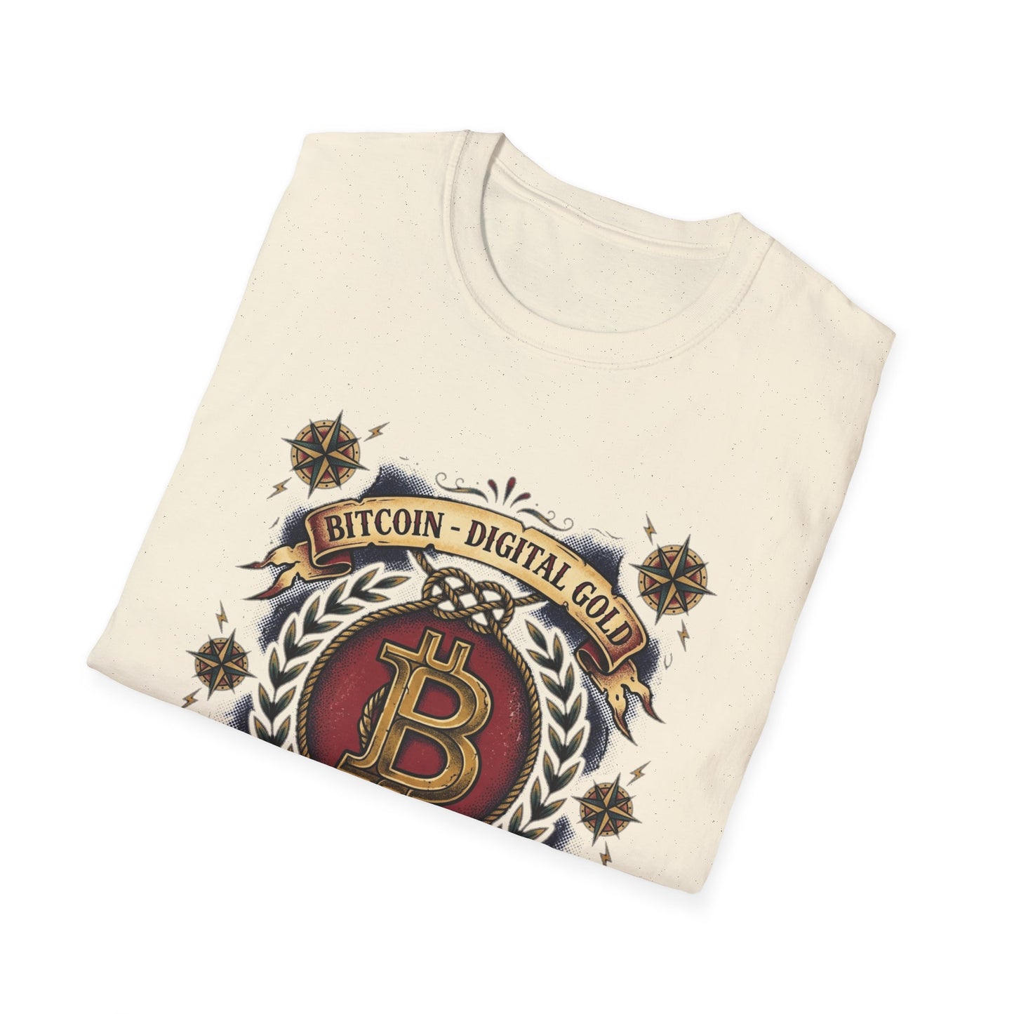 Bitcoin Crest T-Shirt — "Bitcoin: Digital Gold" Graphic Tee