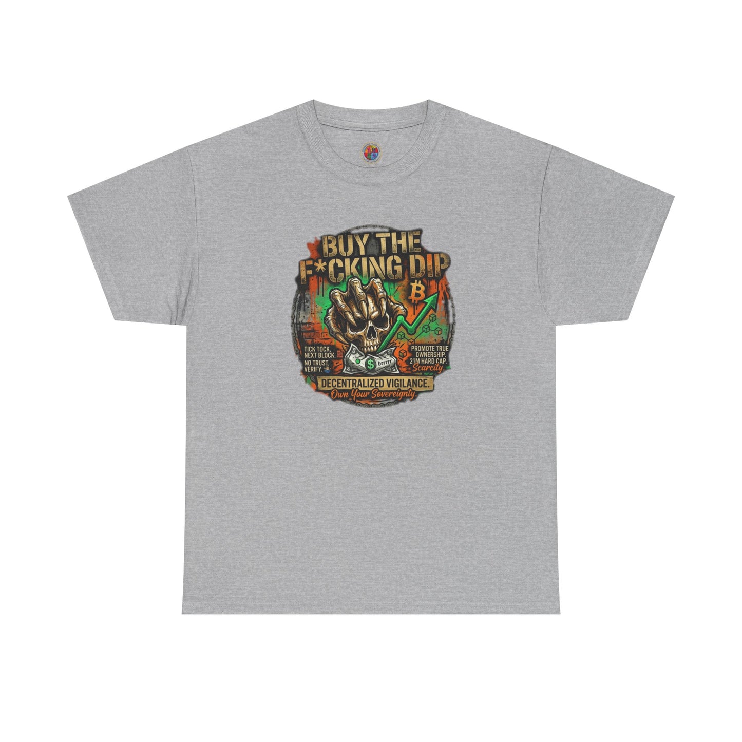 Buy The F*cking Dip Graphic Tee — Stock Market Crypto HODL Trading Shirt