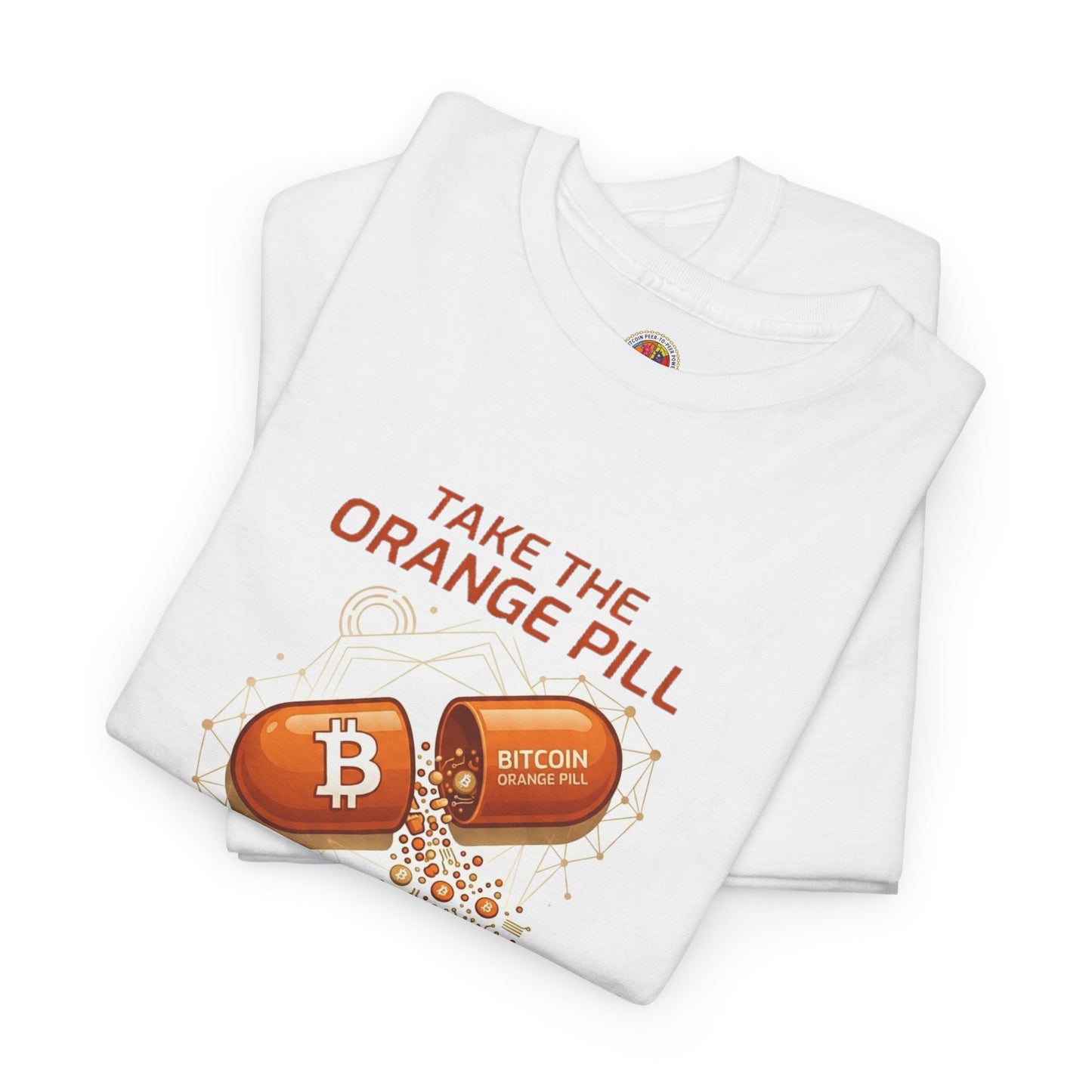 Bitcoin 'Take The Orange Pill' Graphic Tee