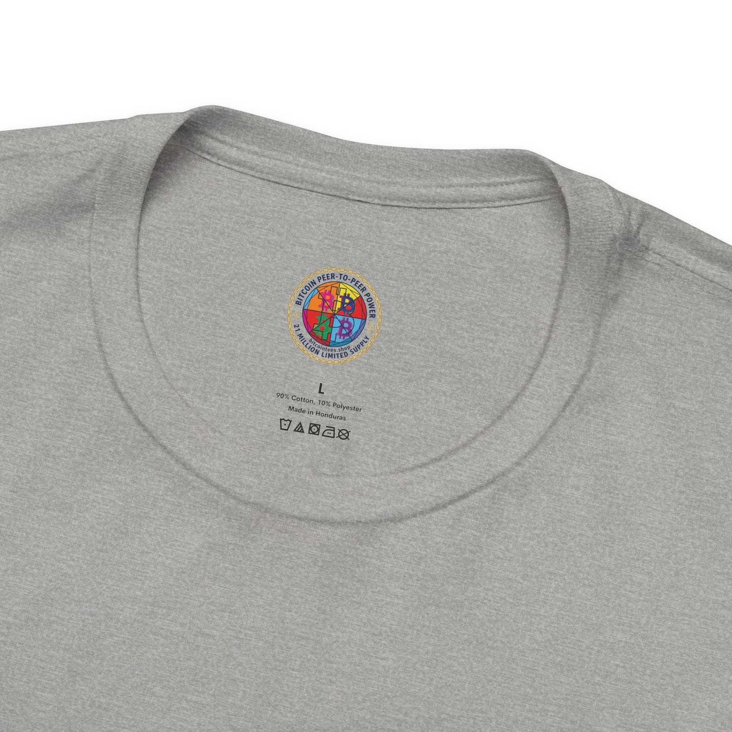 Bitcoin Growth Cartoon Tee — Crypto Stairs Illustration T-Shirt