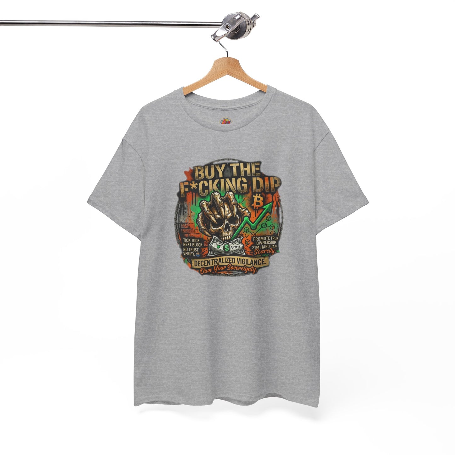 Buy The F*cking Dip Graphic Tee — Stock Market Crypto HODL Trading Shirt