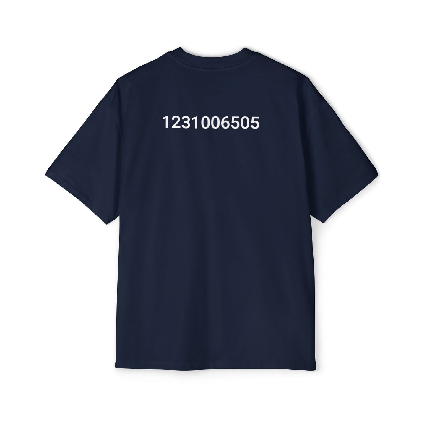 Genesis Block Unix 1231006505 Timestamp Men's Tee — Bitcoin History Timestamp T-Shirt