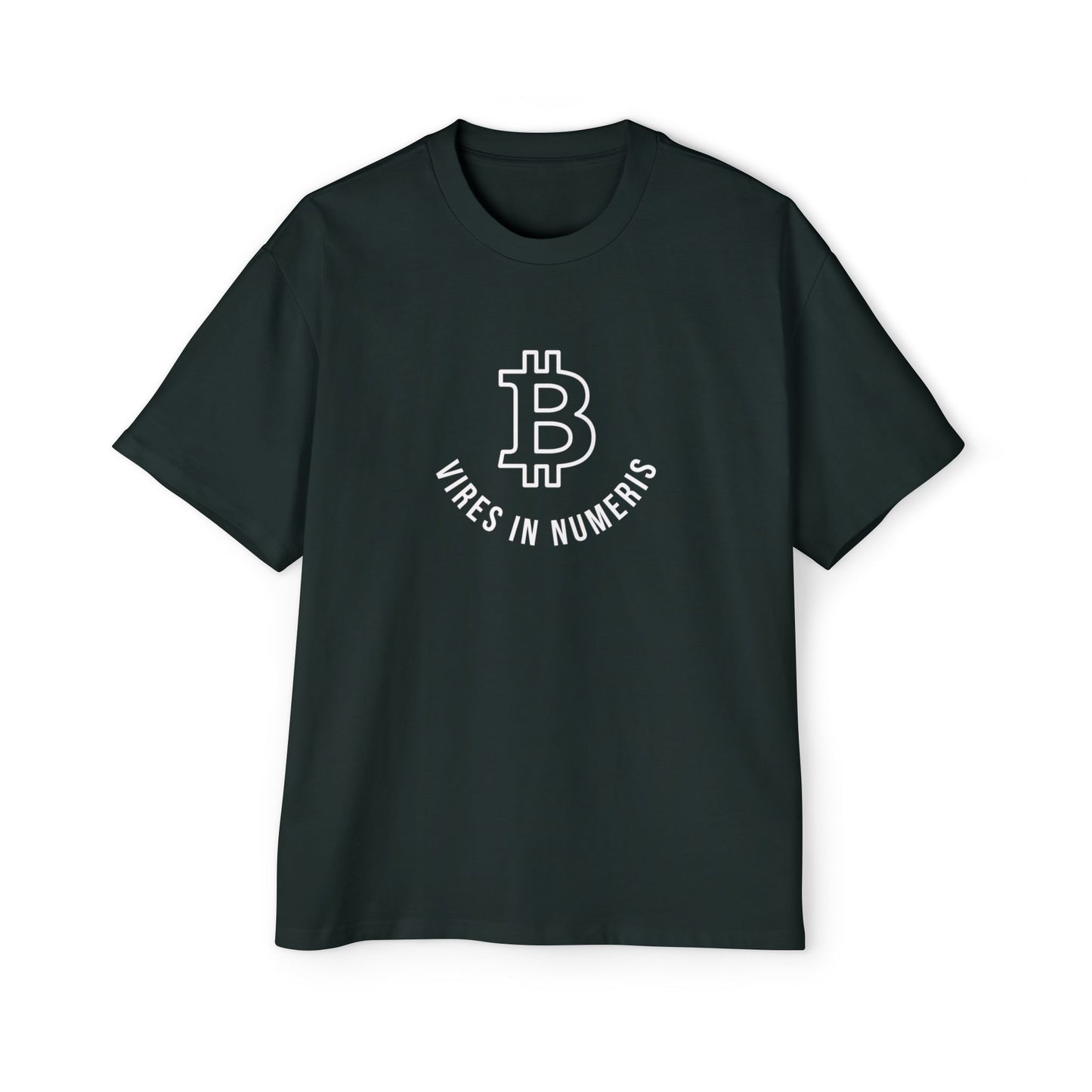 Bitcoin Maxis Tee — "Vires in Numeris" Code Graphic