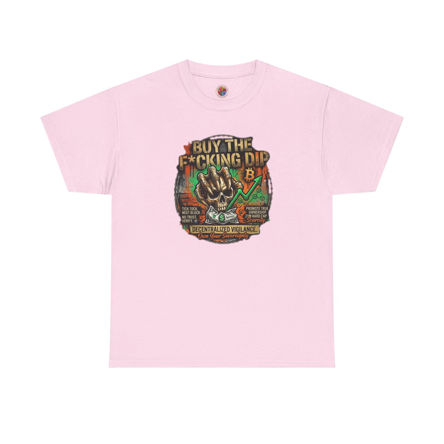 Buy The F*cking Dip Graphic Tee — Stock Market Crypto HODL Trading Shirt