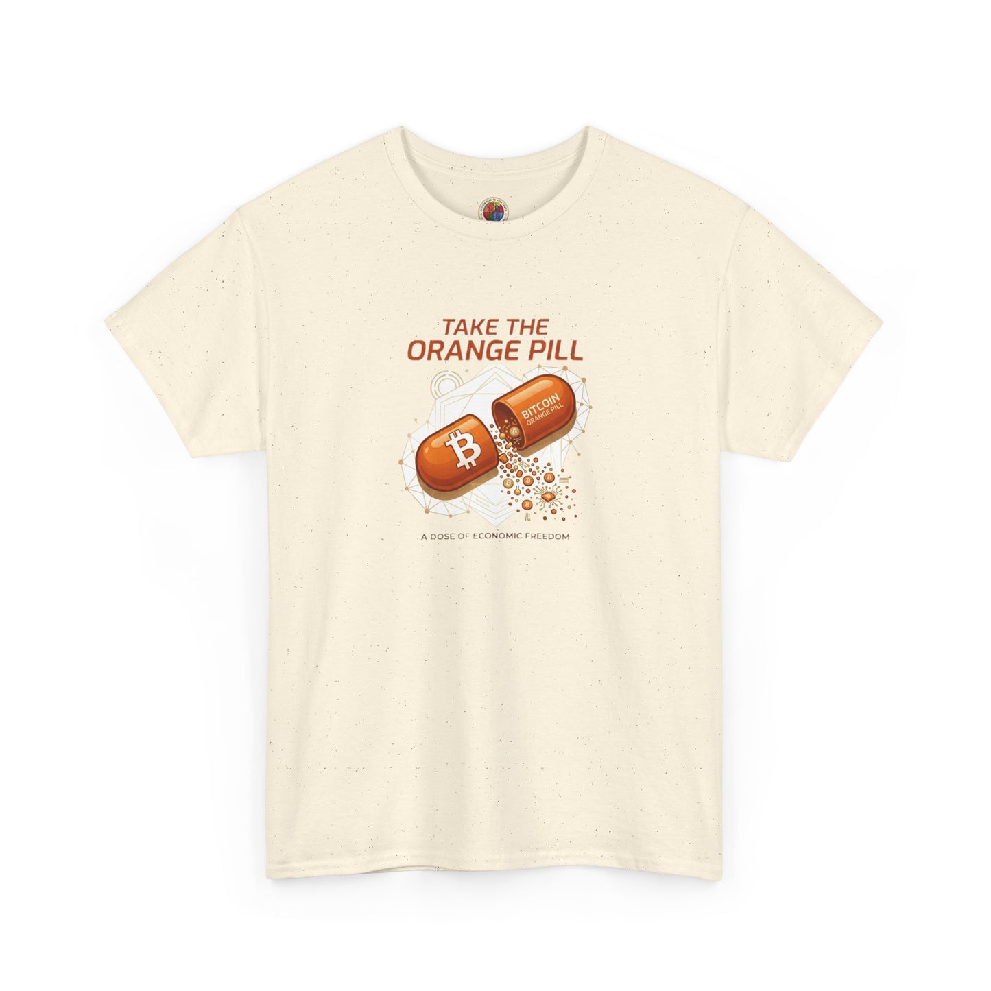 Bitcoin 'Take The Orange Pill' Graphic Tee
