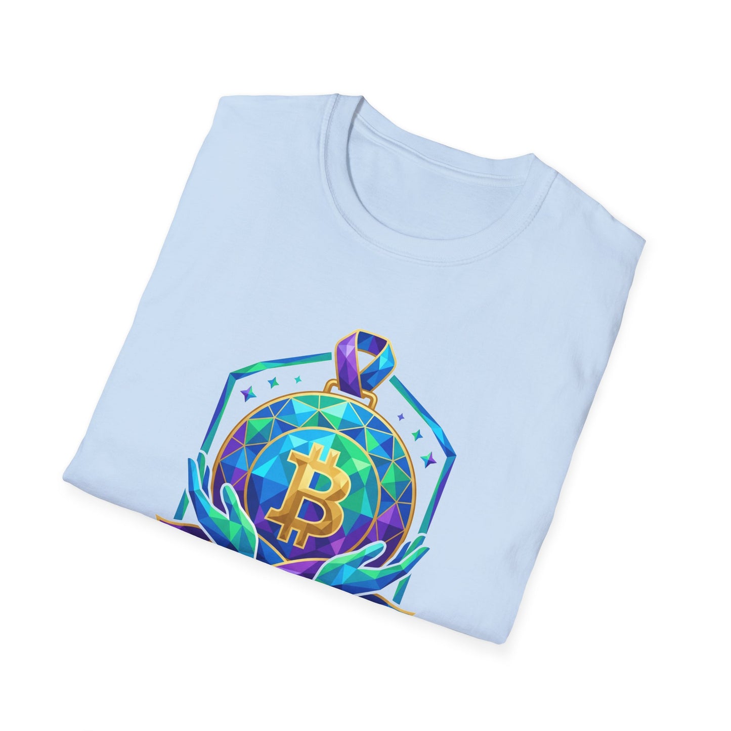 Bitcoin Diamond Hands Award T-Shirt — Crypto Investor Graphic Tee