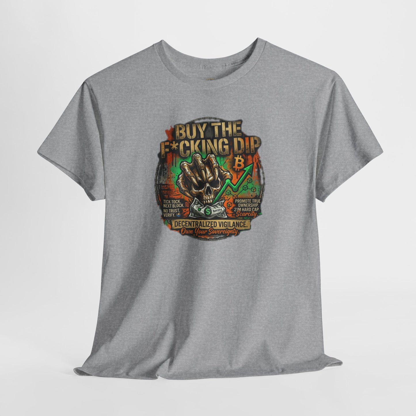 Buy The F*cking Dip Graphic Tee — Stock Market Crypto HODL Trading Shirt