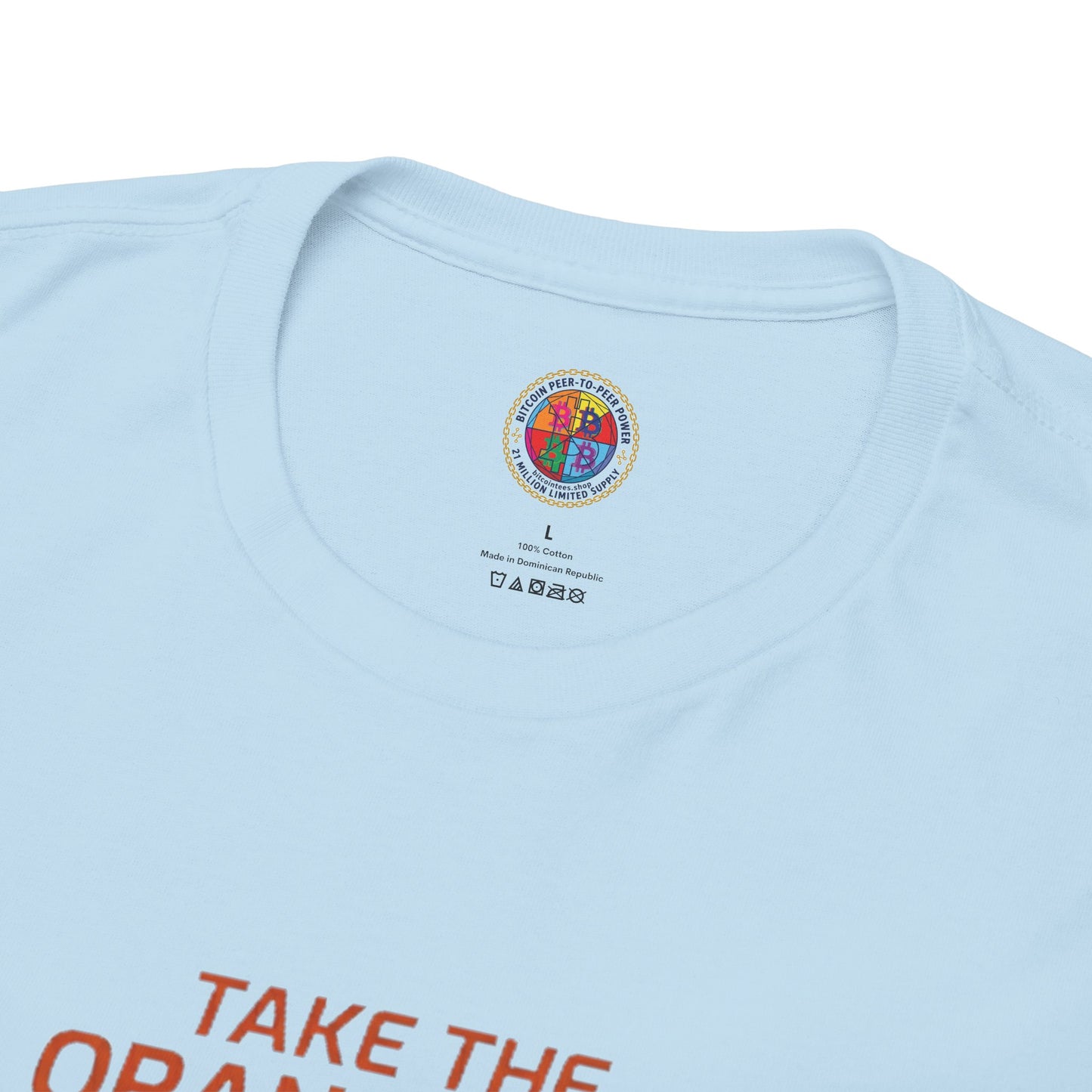 Bitcoin 'Take The Orange Pill' Graphic Tee