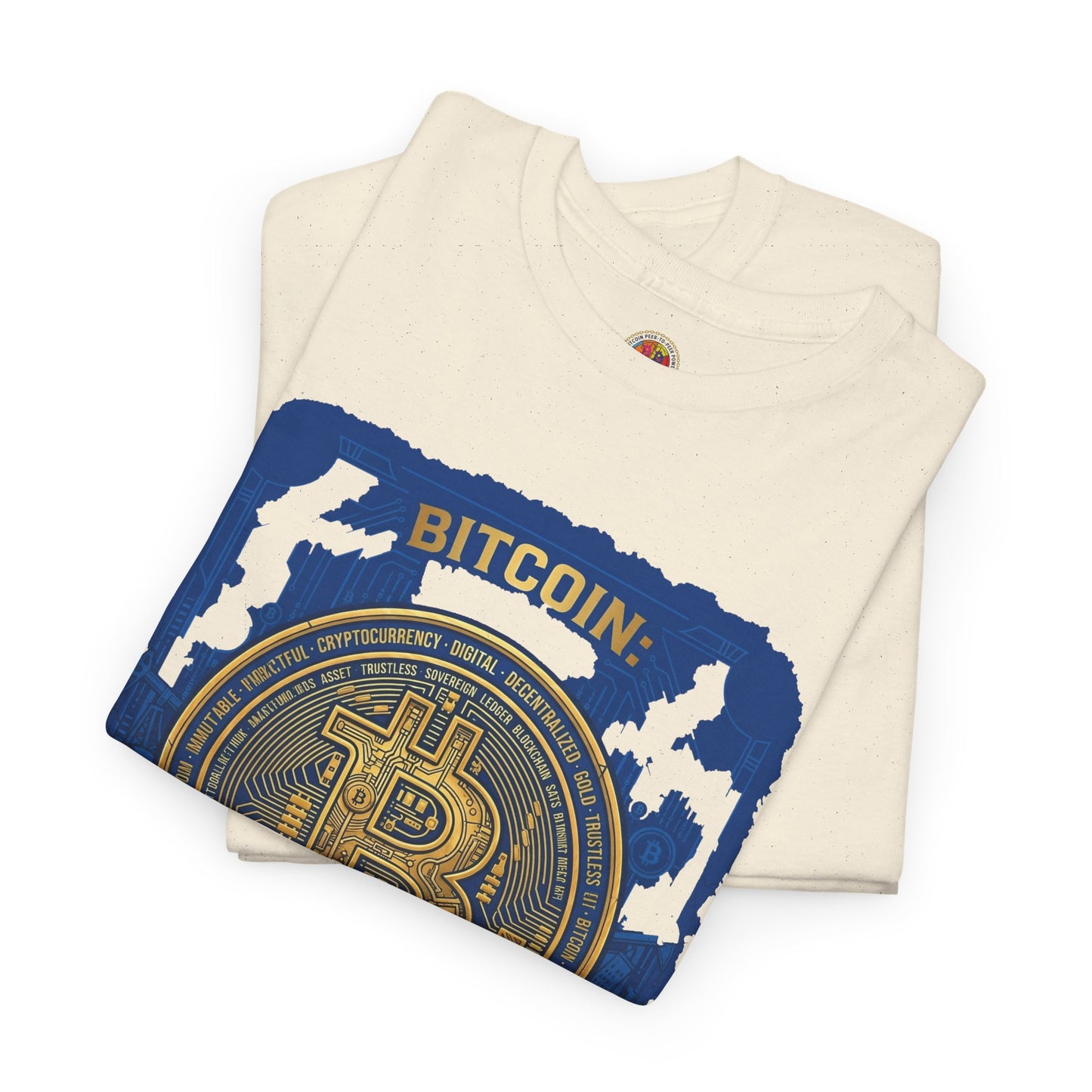 Bitcoin Vintage Coin Graphic Tee — Crypto Enthusiast T-Shirt