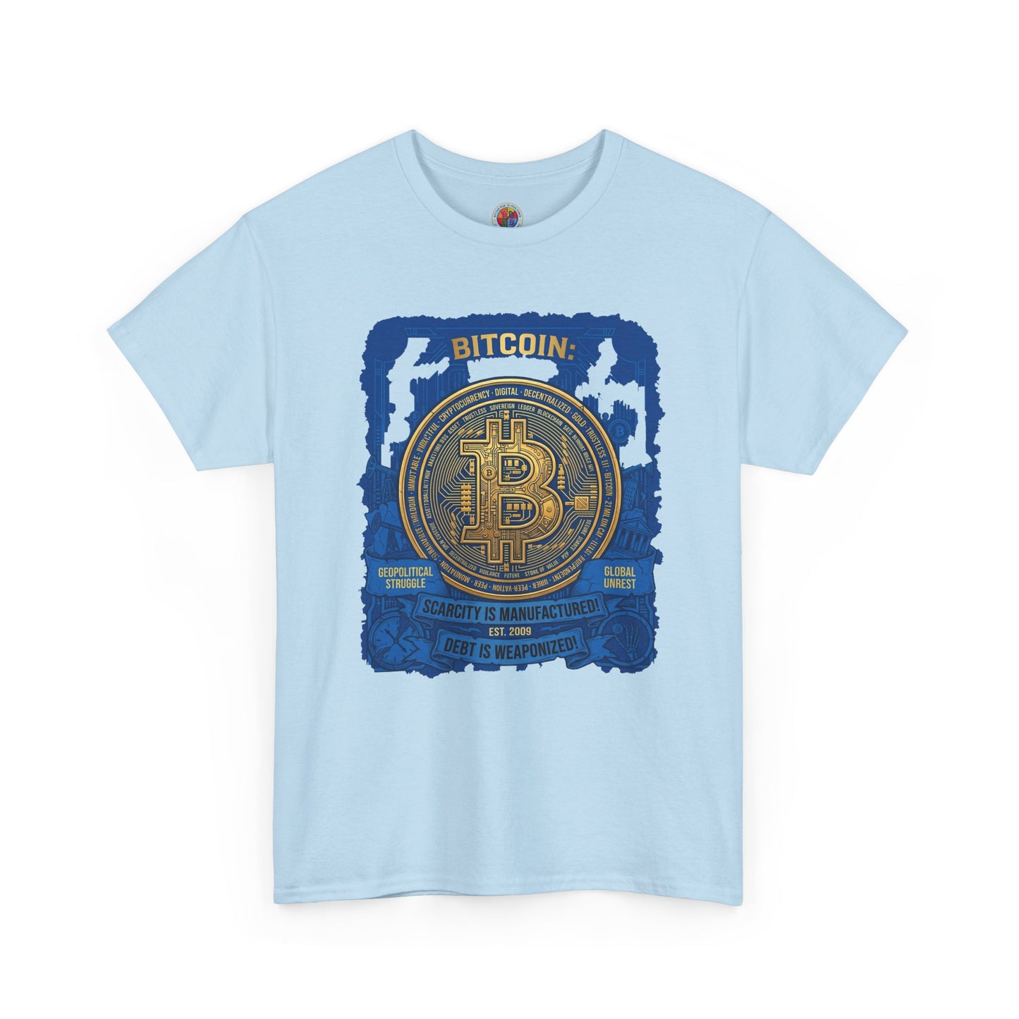 Bitcoin Vintage Coin Graphic Tee — Crypto Enthusiast T-Shirt