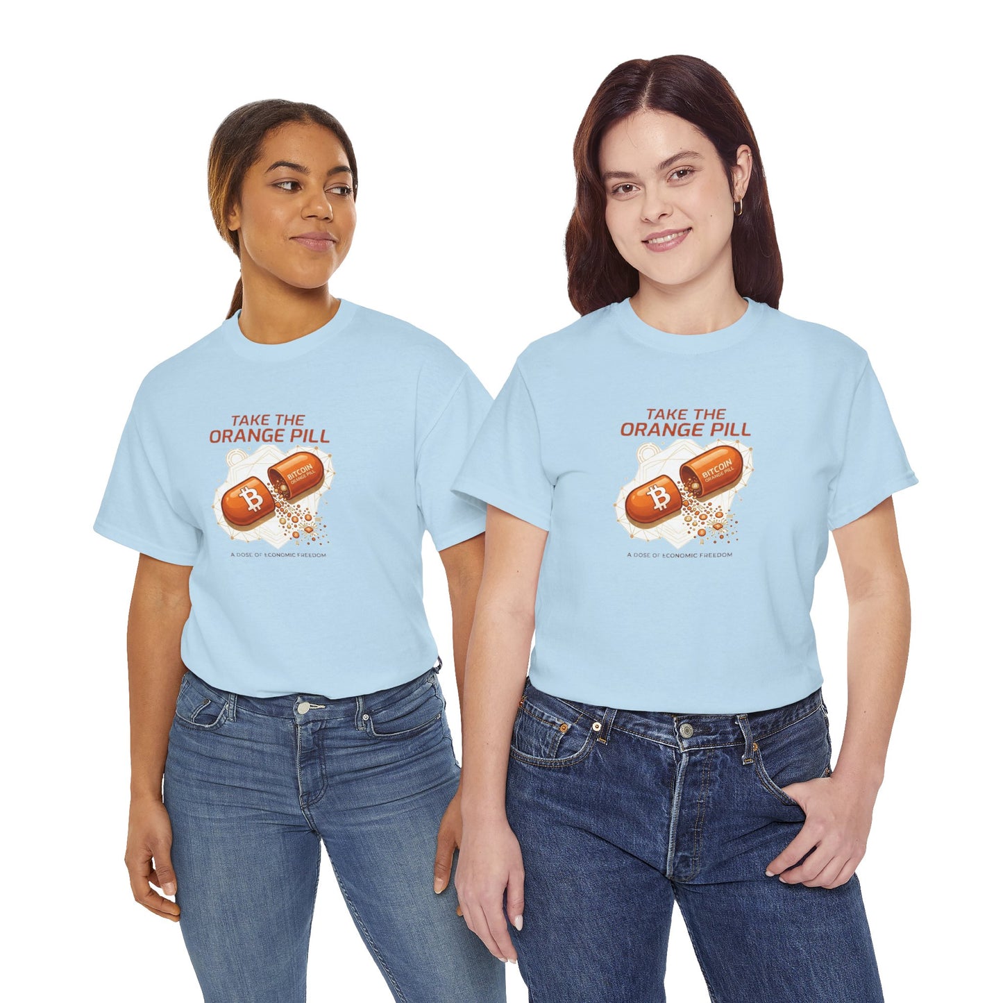 Bitcoin 'Take The Orange Pill' Graphic Tee