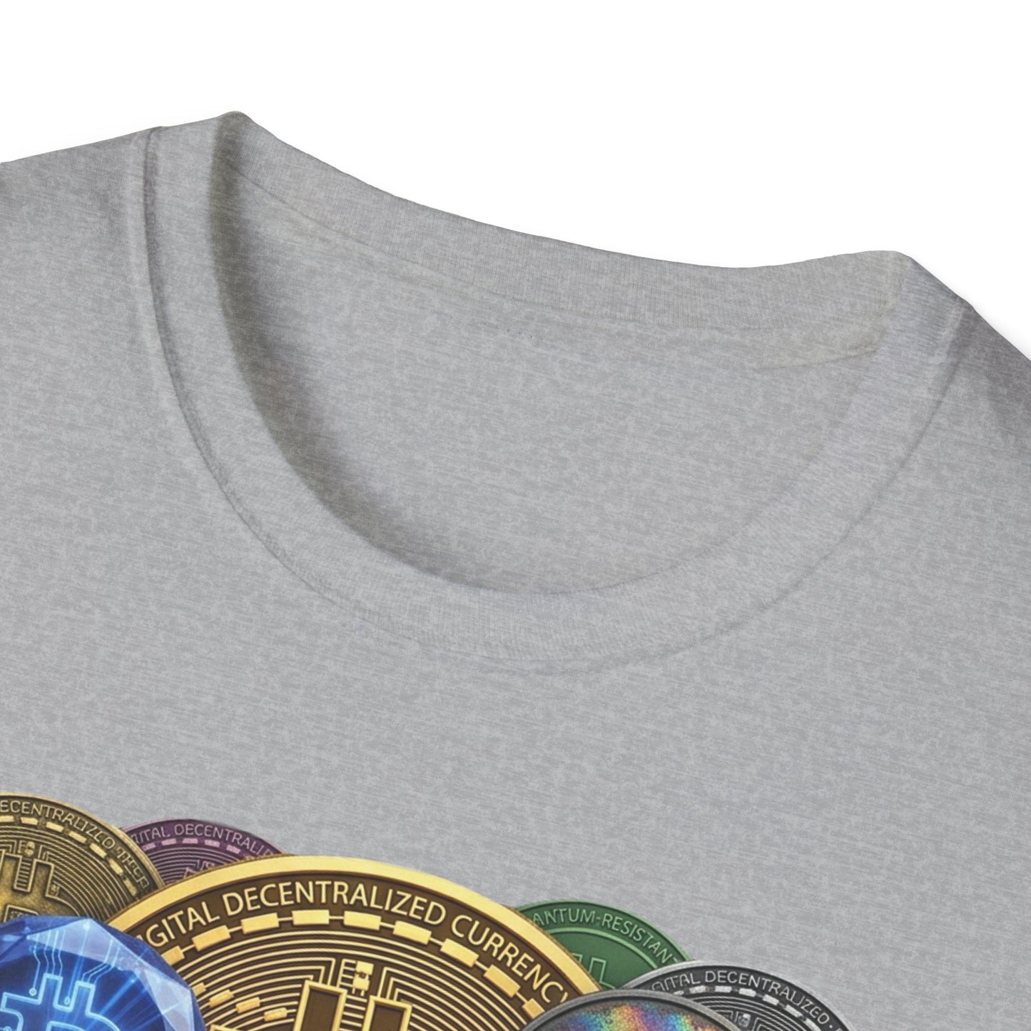 Bitcoin Crypto Coins Graphic T‑Shirt — Cryptocurrency Investor Tee
