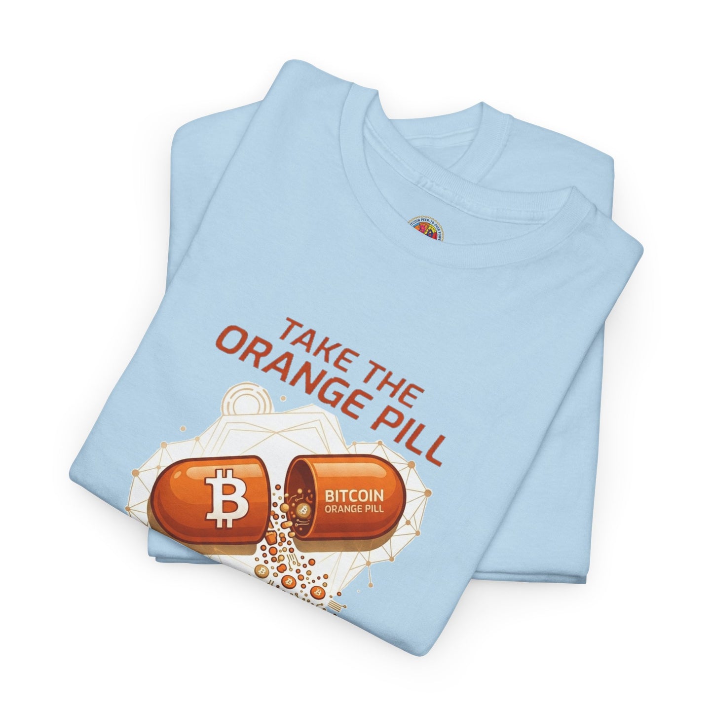 Bitcoin 'Take The Orange Pill' Graphic Tee