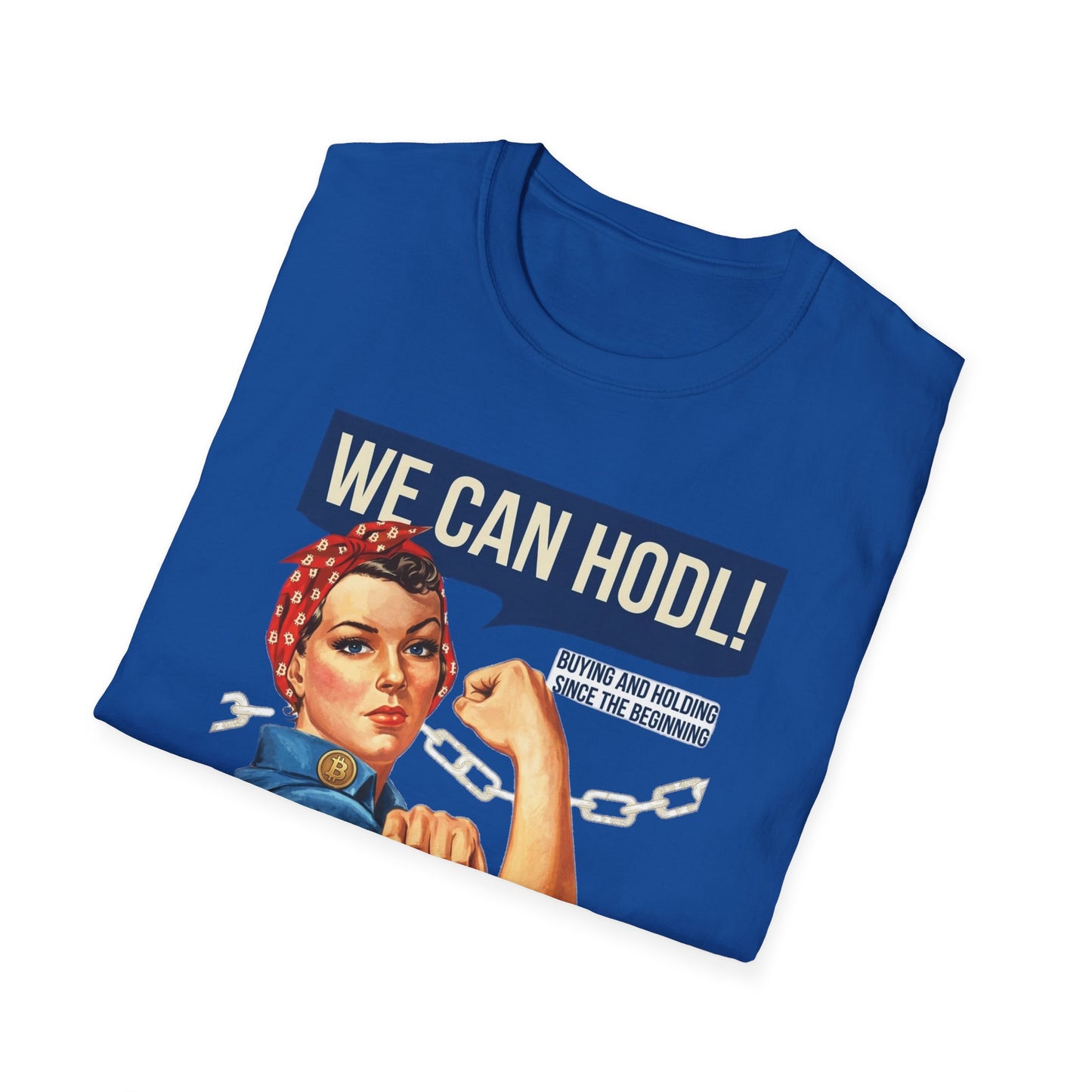 HODL Rosie T-Shirt – We Can HODL! Crypto Investor Retro Tee