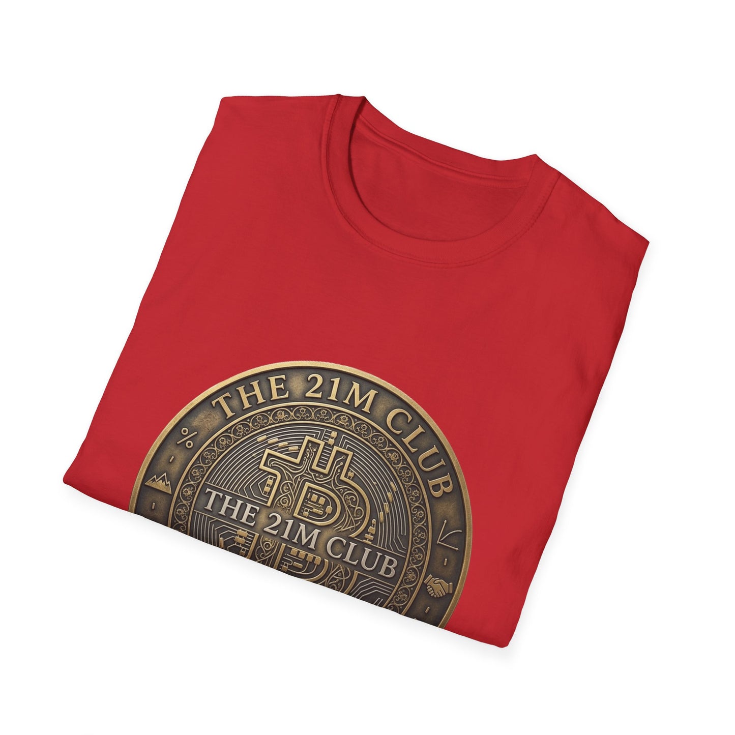 Bitcoin The 21M Club T-Shirt — Retro Crypto Coin Design