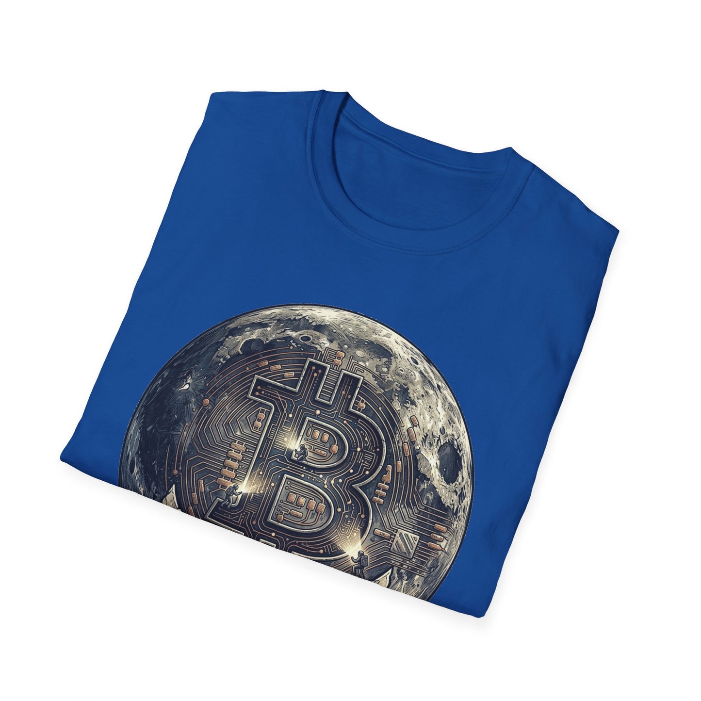 Bitcoin Moon Graphic T-Shirt — “In Crypto We Trust” Crypto Enthusiast Tee