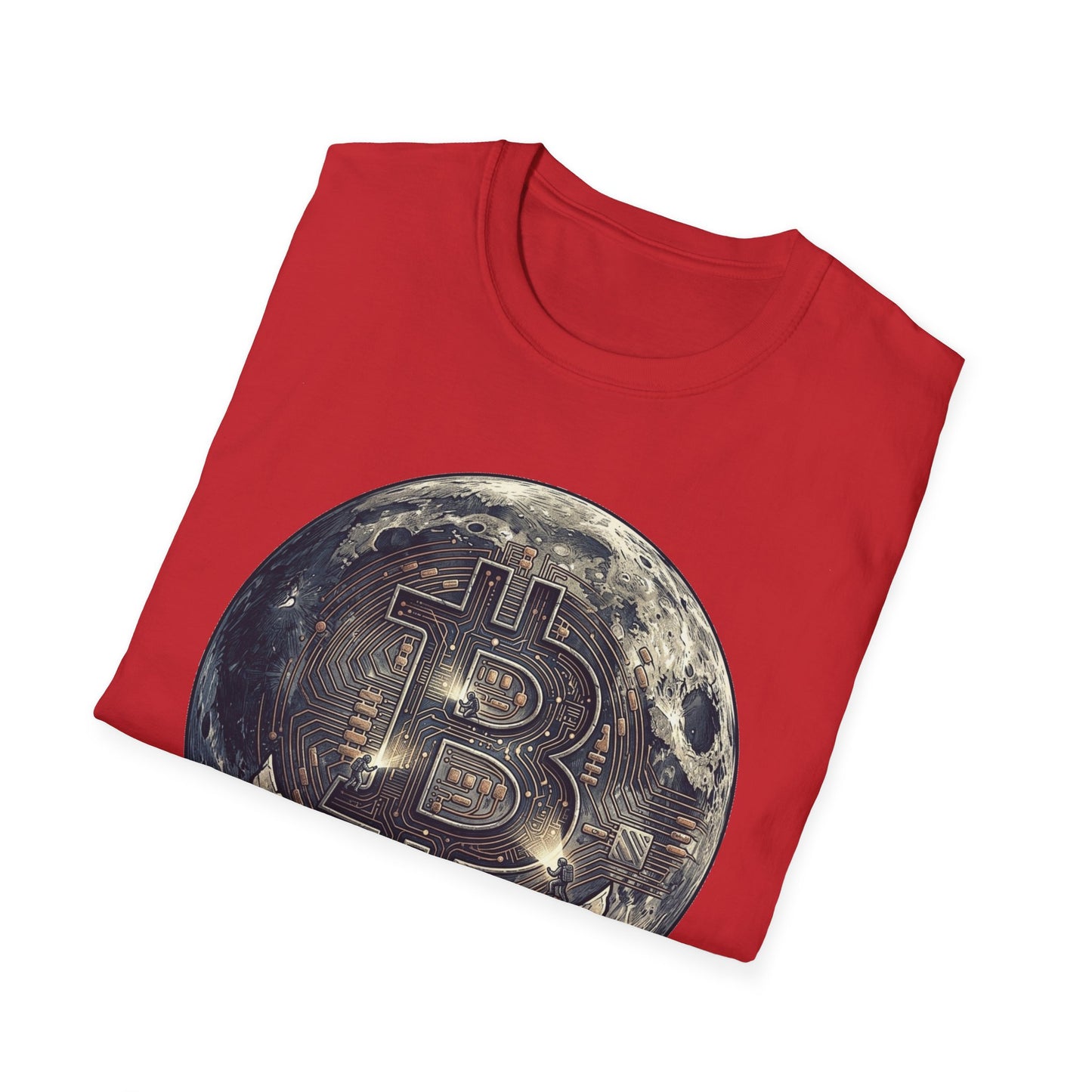 Bitcoin Moon Graphic T-Shirt — “In Crypto We Trust” Crypto Enthusiast Tee