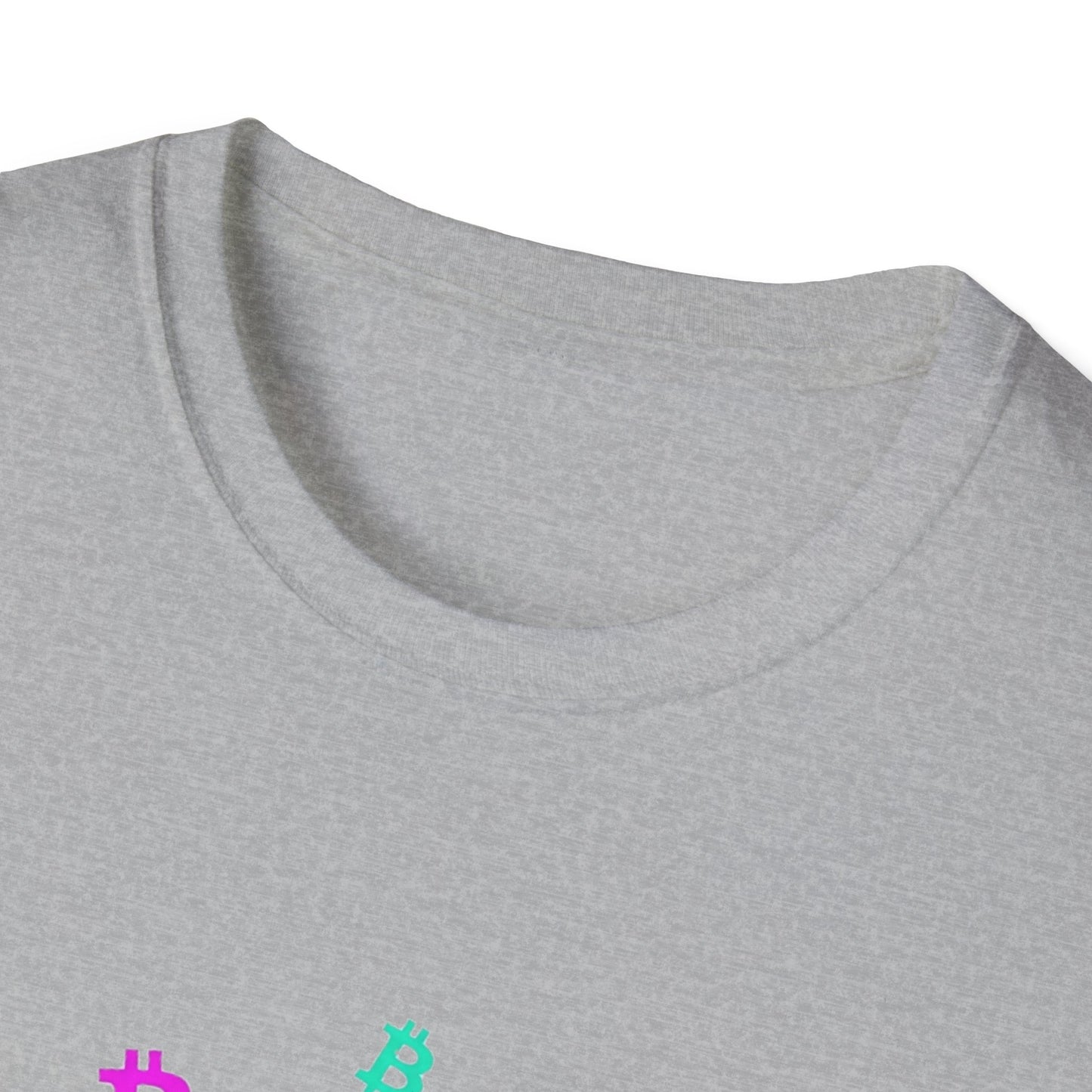 Satoshis Colorful Bitcoin Logo T-Shirt