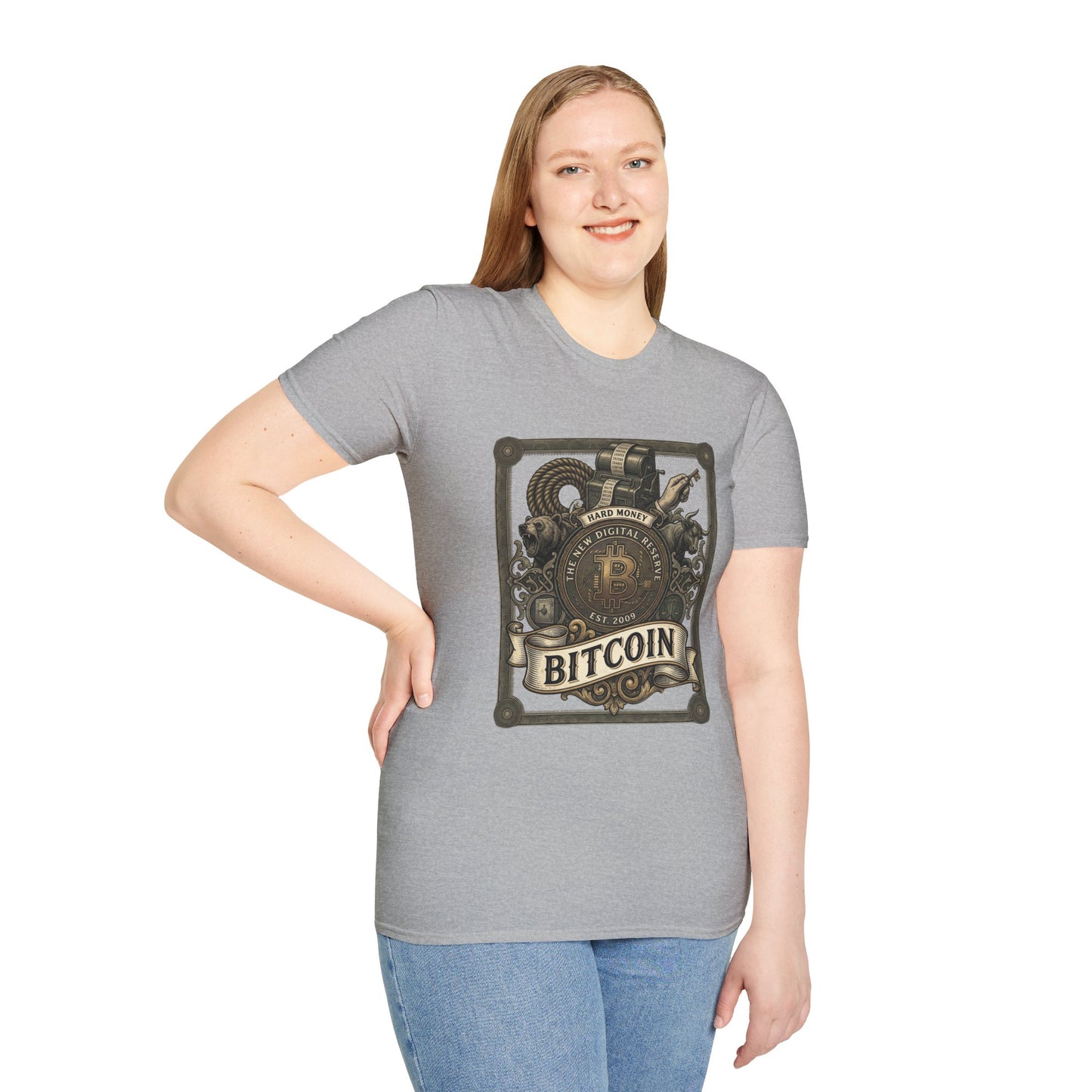 Bitcoin Steampunk T-Shirt — Vintage Crypto Emblem Tee