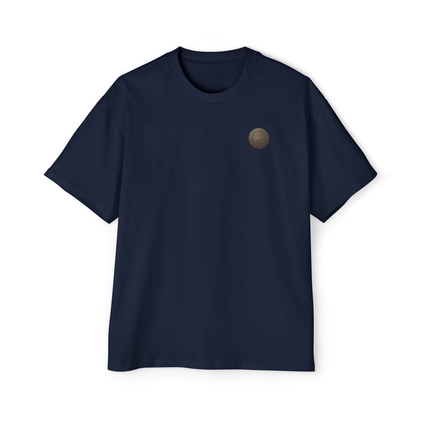 Bitcoin 21M Club Heavyweight Cotton T‑Shirt — Men's Oversized Tee
