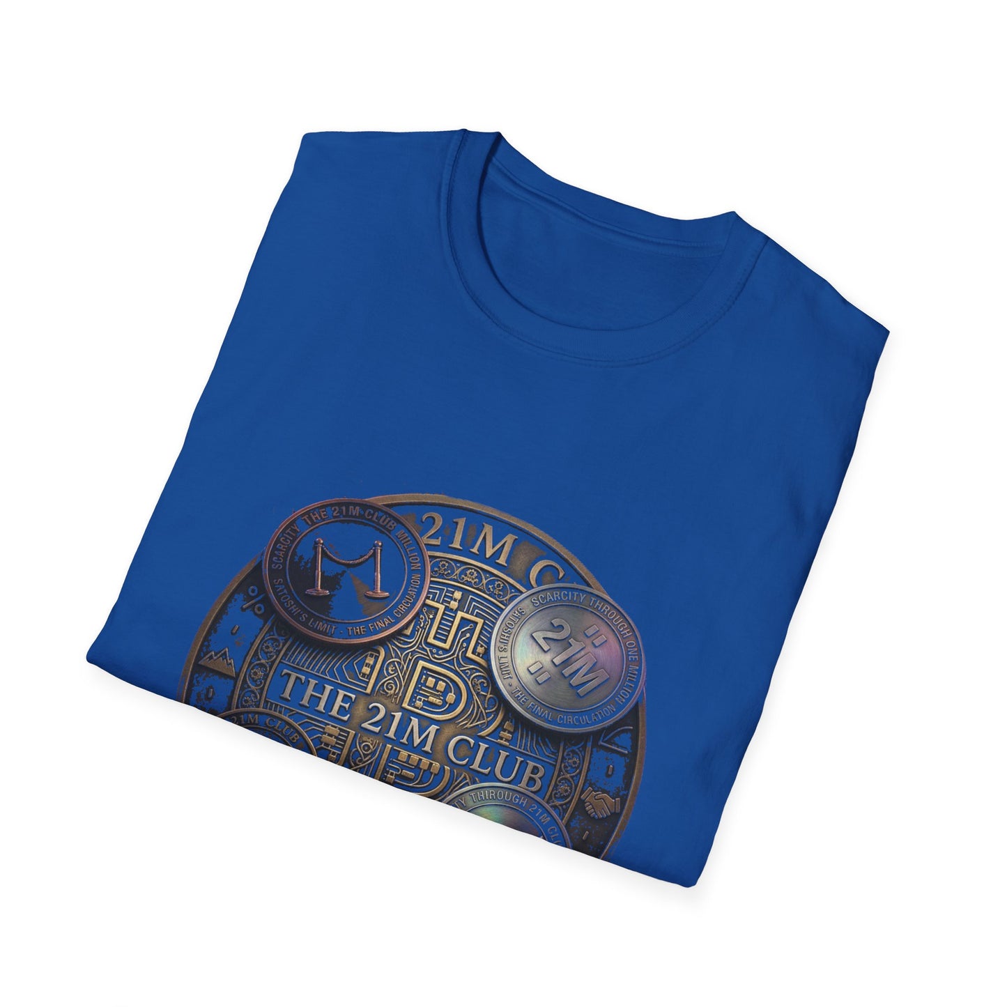 Vintage 21M Club Coin Circle T-Shirt — Retro Currency Graphic Tee
