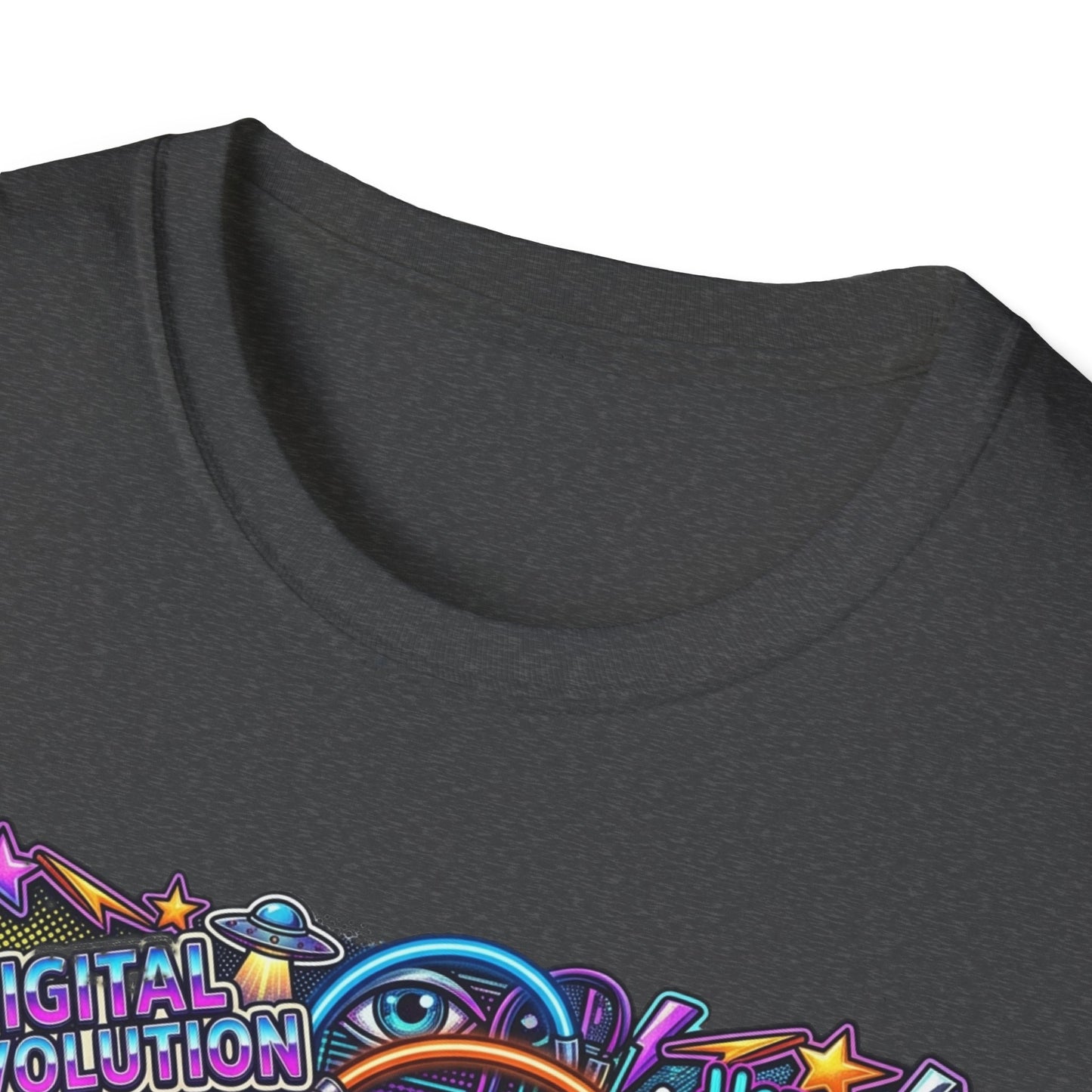 Bitcoin Electric Crypto Art T-Shirt — HODL, BTC Neon Graphic Tee