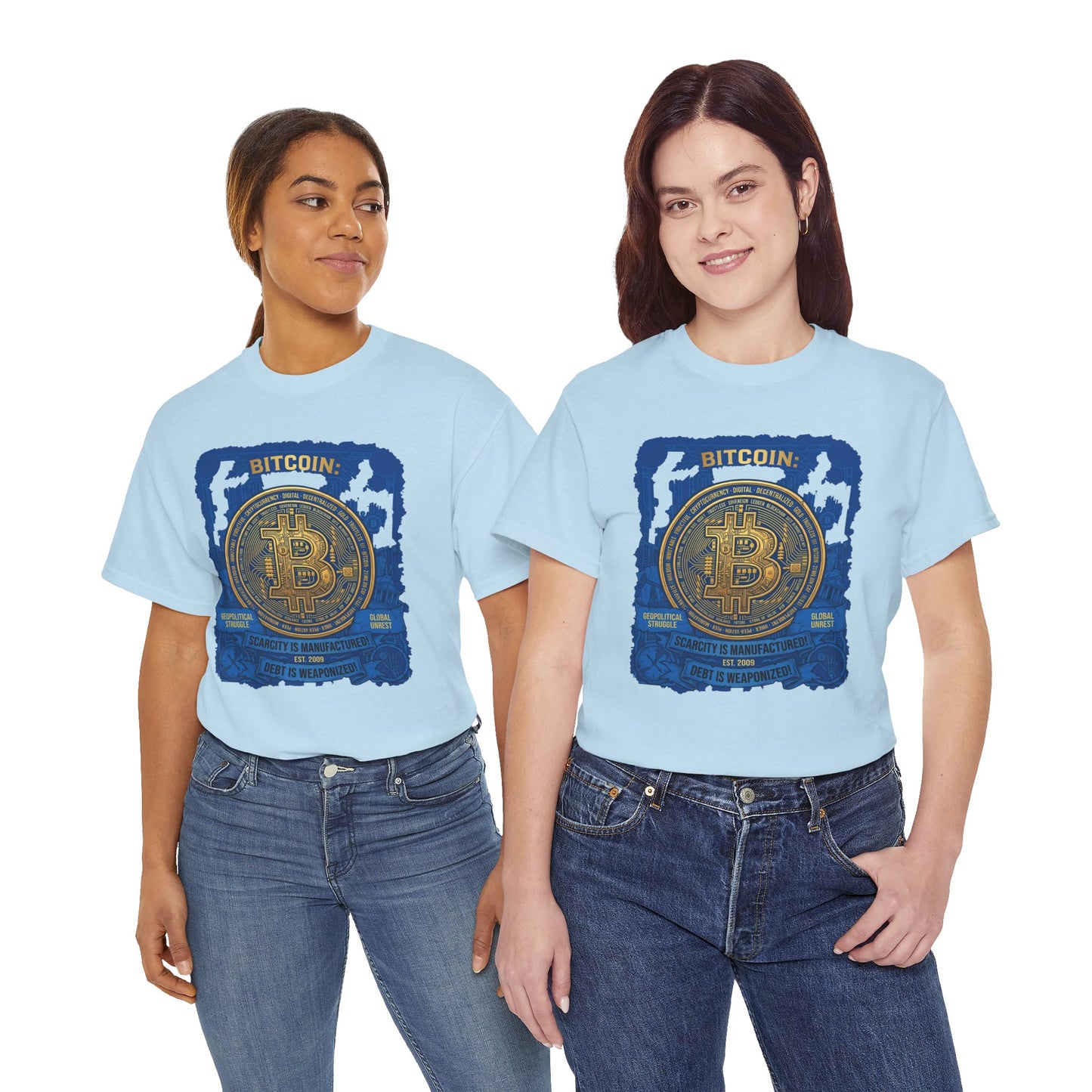 Bitcoin Vintage Coin Graphic Tee — Crypto Enthusiast T-Shirt