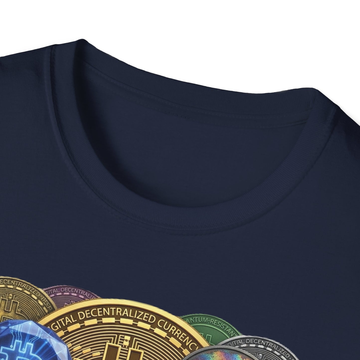 Bitcoin Crypto Coins Graphic T‑Shirt — Cryptocurrency Investor Tee