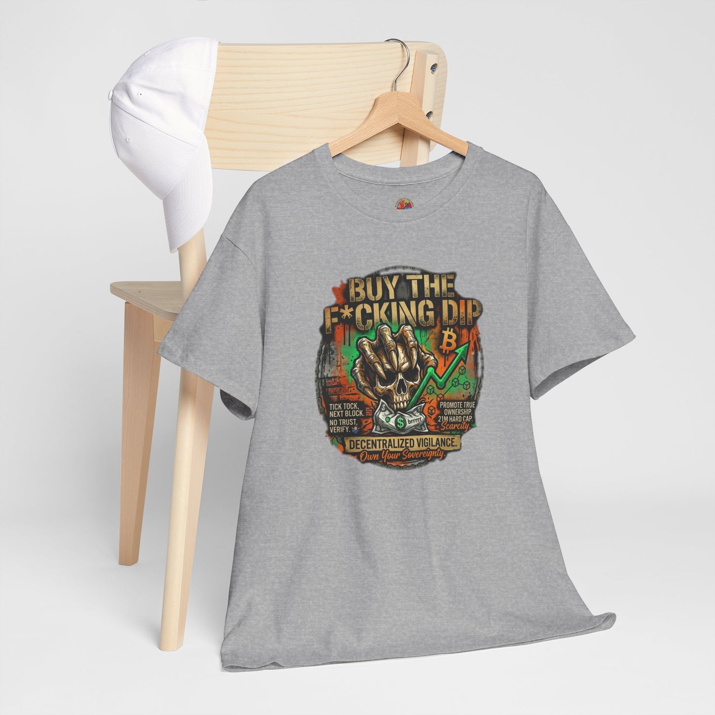 Buy The F*cking Dip Graphic Tee — Stock Market Crypto HODL Trading Shirt