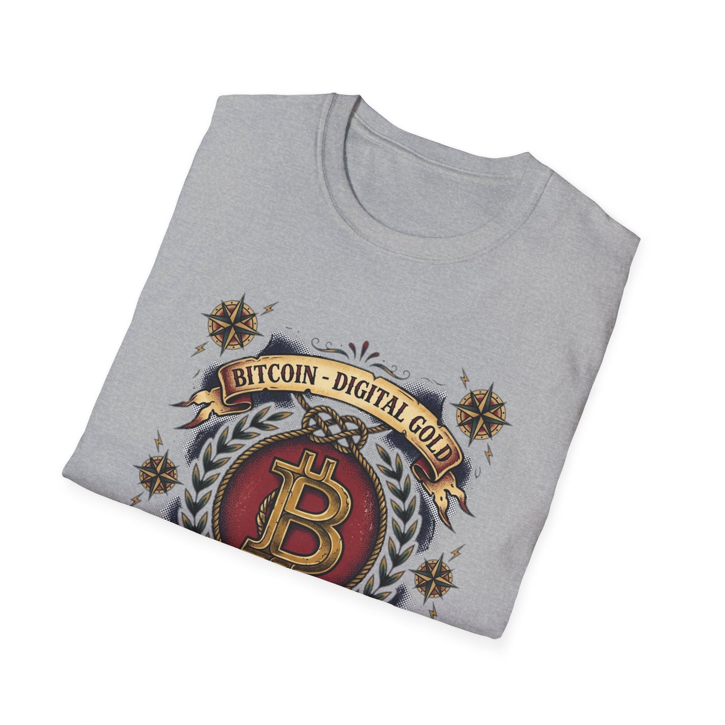 Bitcoin Crest T-Shirt — "Bitcoin: Digital Gold" Graphic Tee