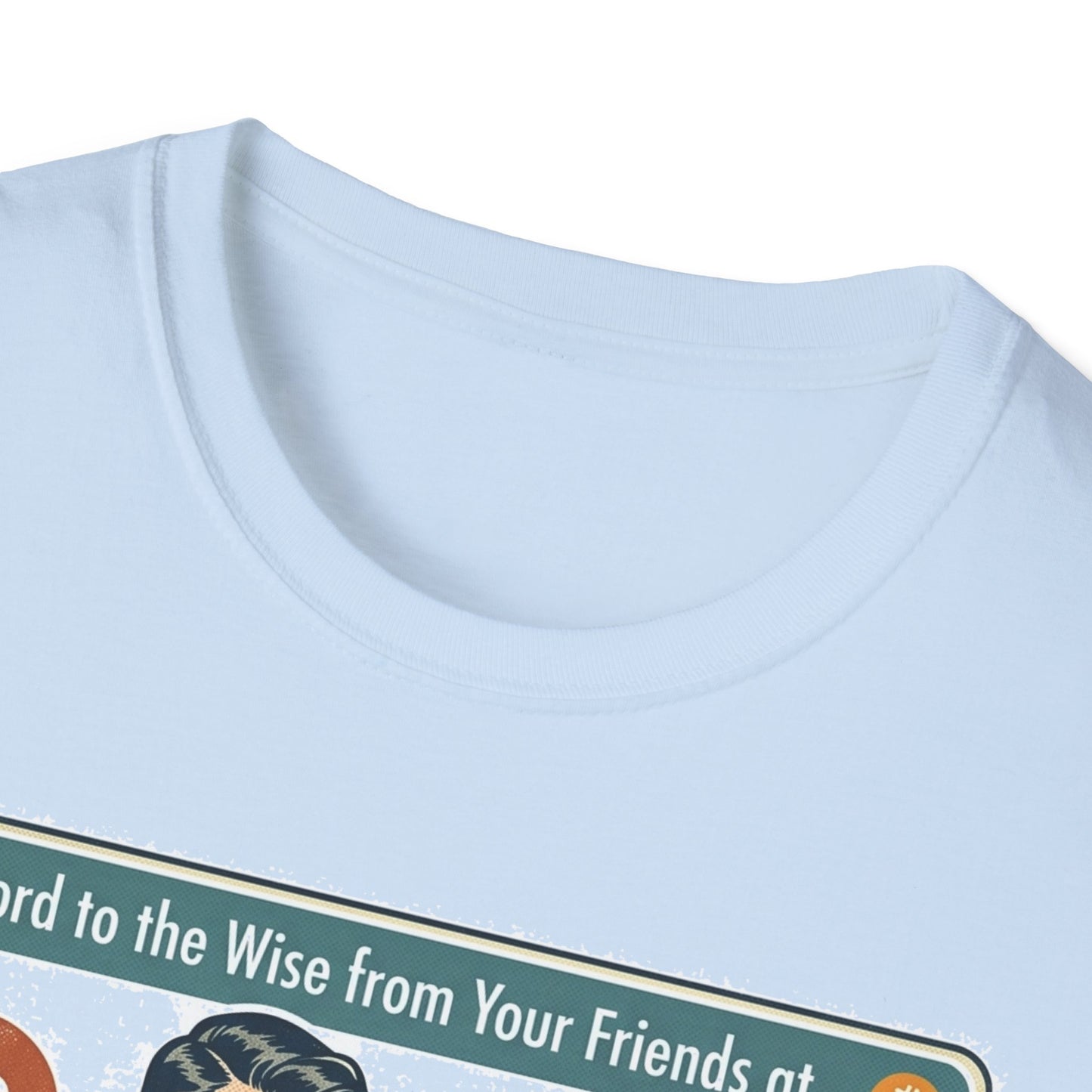Bitcoin Retro Safety Tee — "Not Your Keys, Not Your Coins!"