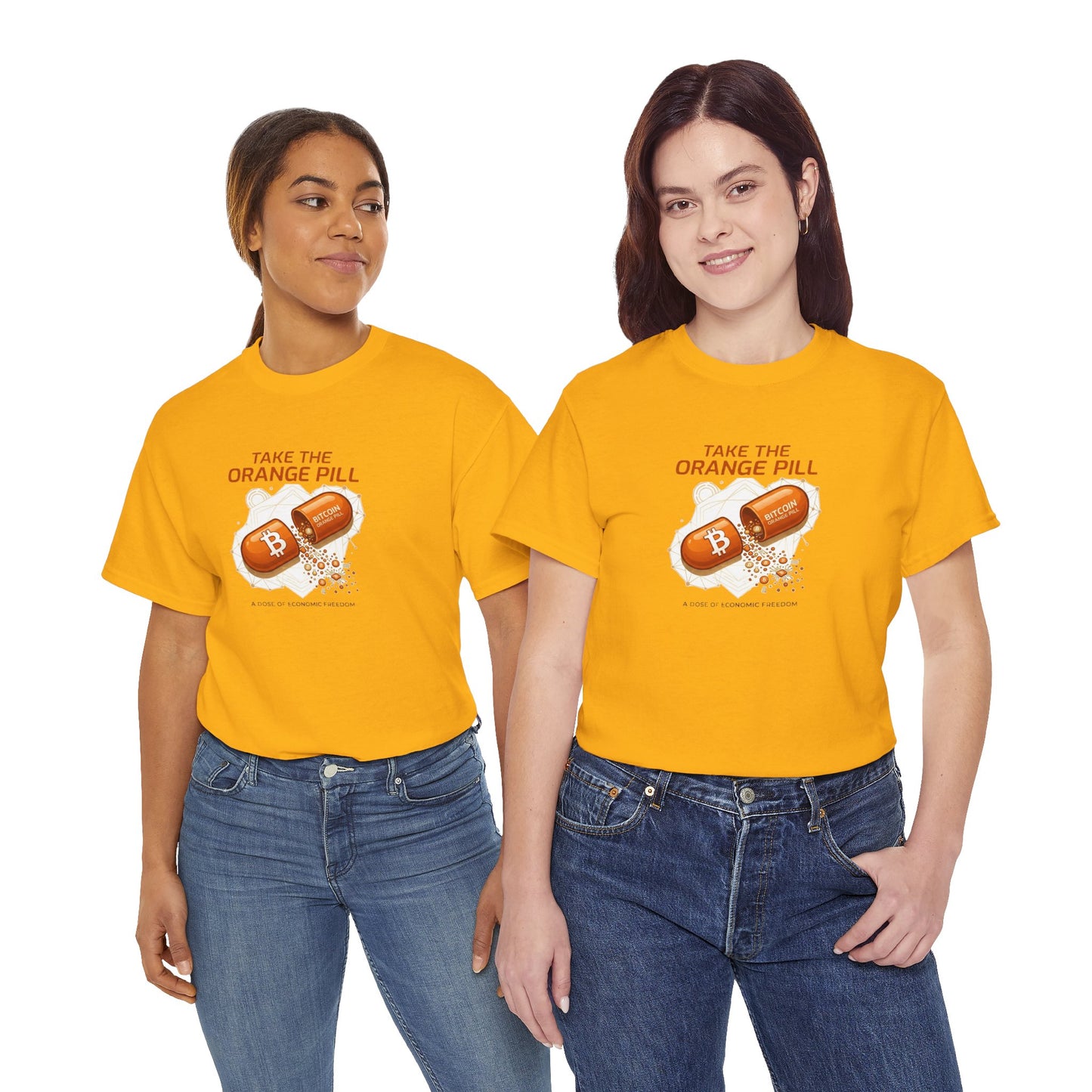 Bitcoin 'Take The Orange Pill' Graphic Tee
