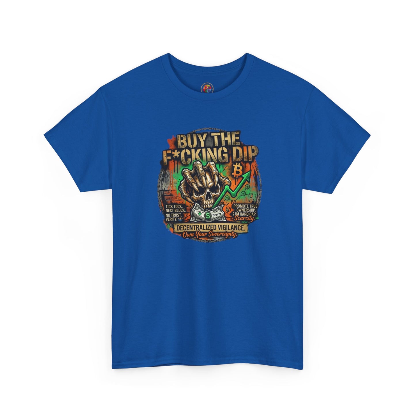 Buy The F*cking Dip Graphic Tee — Stock Market Crypto HODL Trading Shirt
