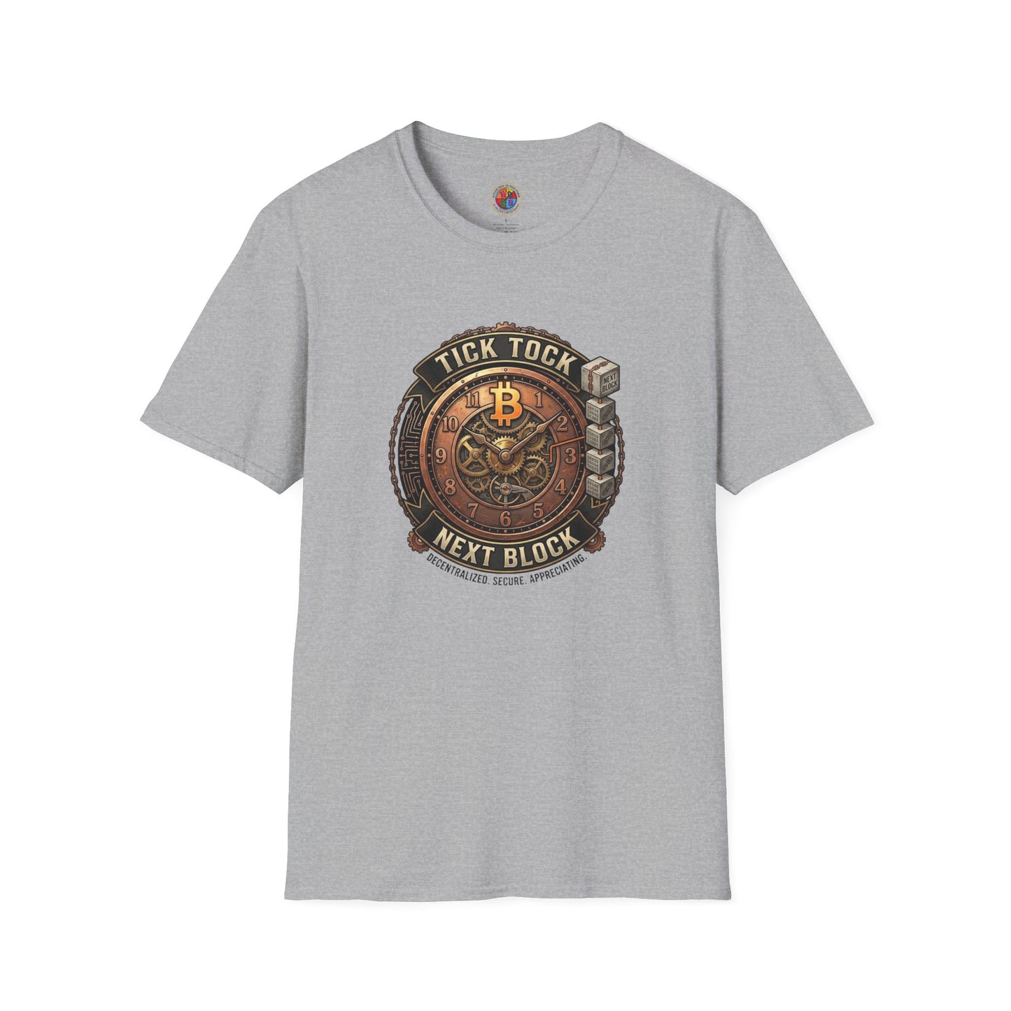 Bitcoin 'Tick Tock Next Block' T-Shirt