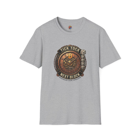 Bitcoin 'Tick Tock Next Block' T-Shirt