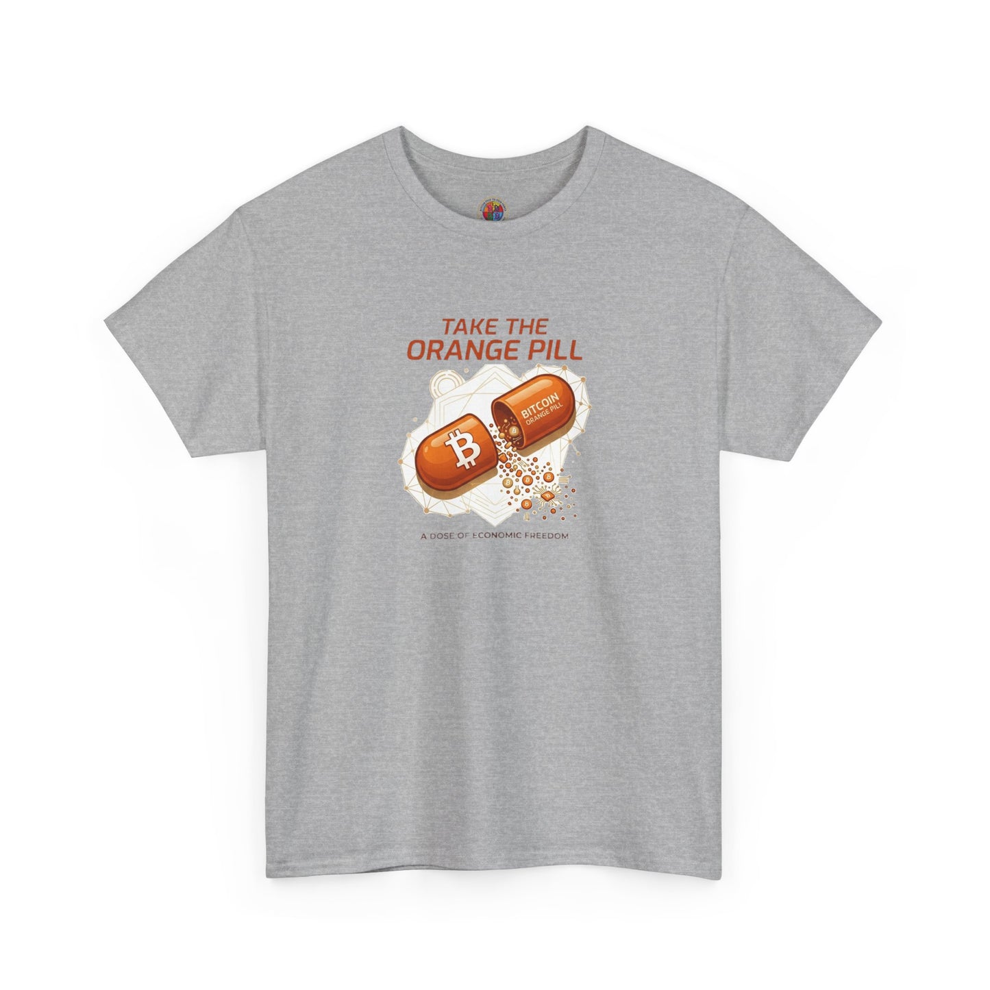 Bitcoin 'Take The Orange Pill' Graphic Tee