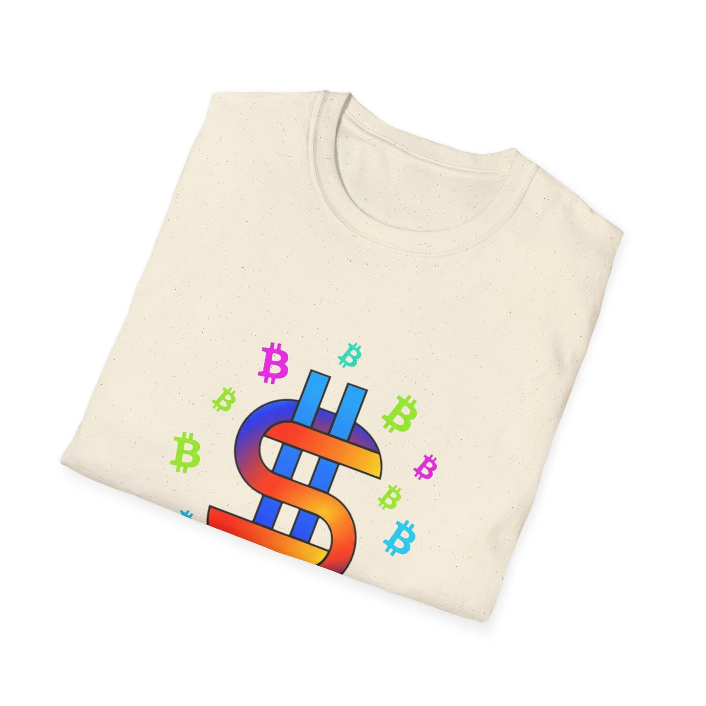 Satoshis Colorful Bitcoin Logo T-Shirt