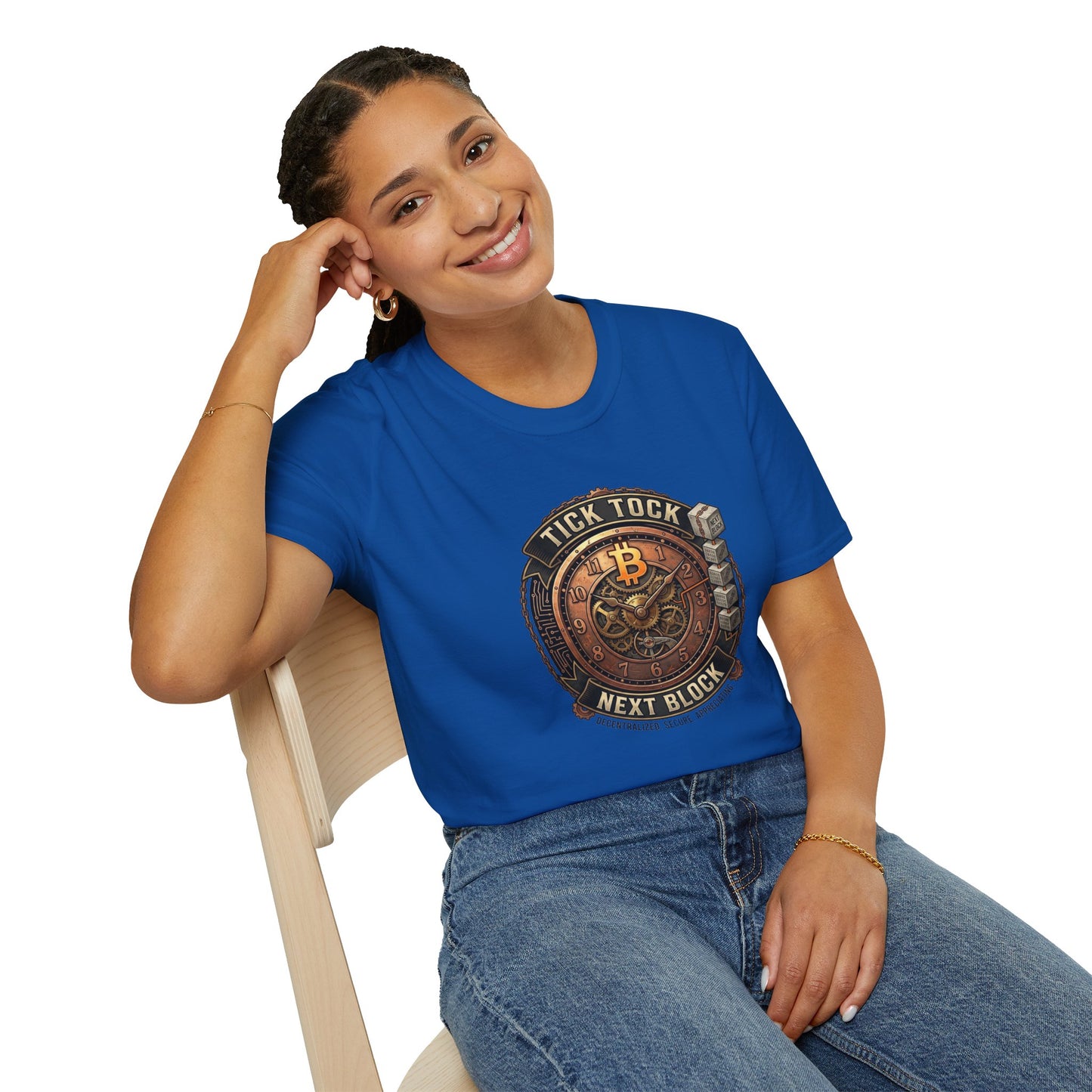 Bitcoin 'Tick Tock Next Block' T-Shirt