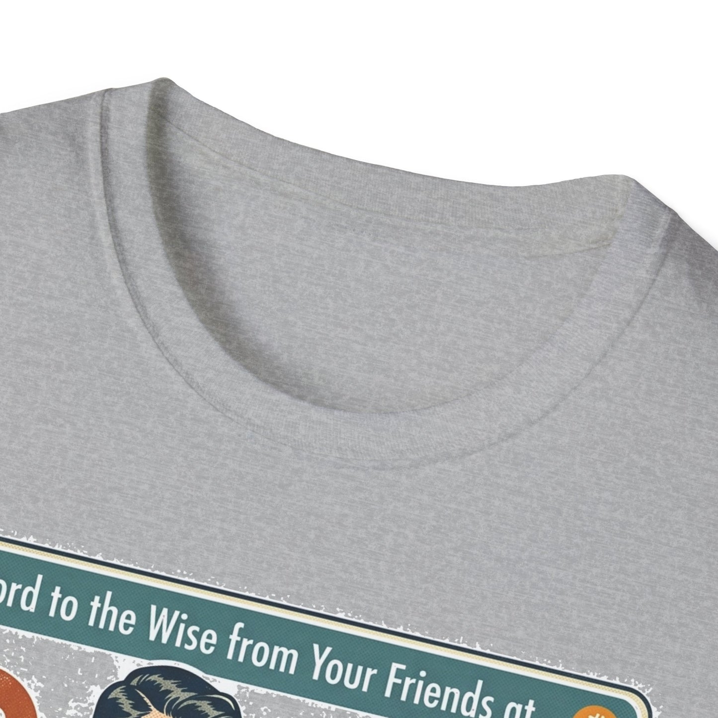 Bitcoin Retro Safety Tee — "Not Your Keys, Not Your Coins!"