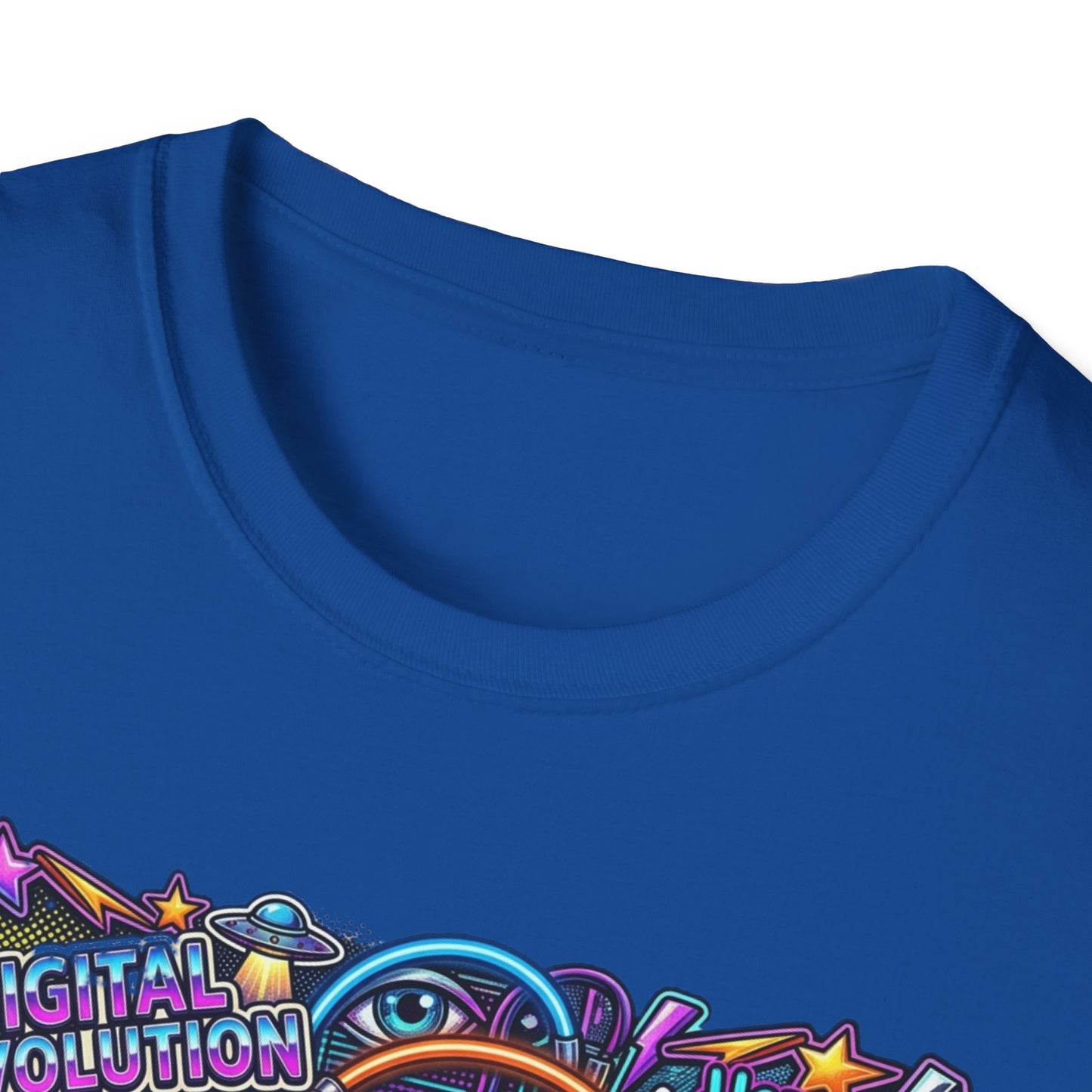 Bitcoin Electric Crypto Art T-Shirt — HODL, BTC Neon Graphic Tee
