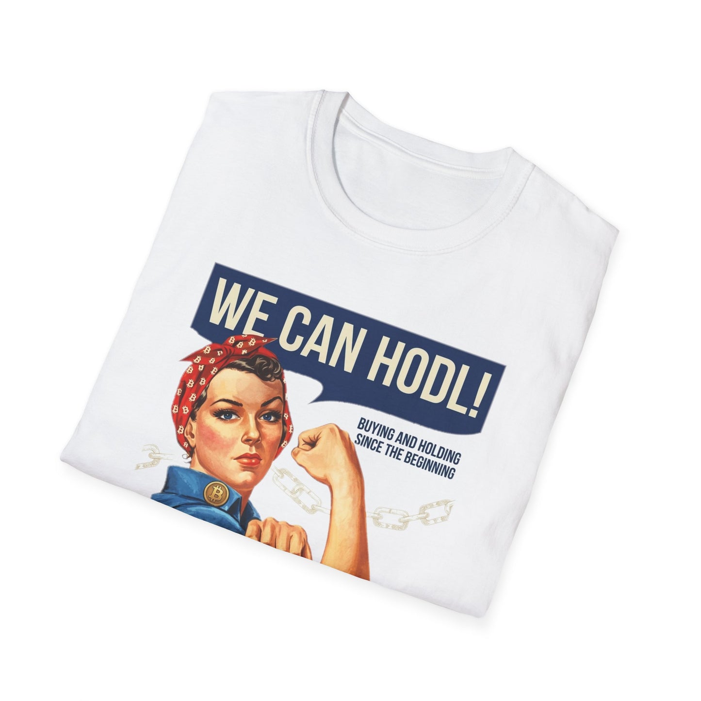 HODL Rosie T-Shirt – We Can HODL! Crypto Investor Retro Tee