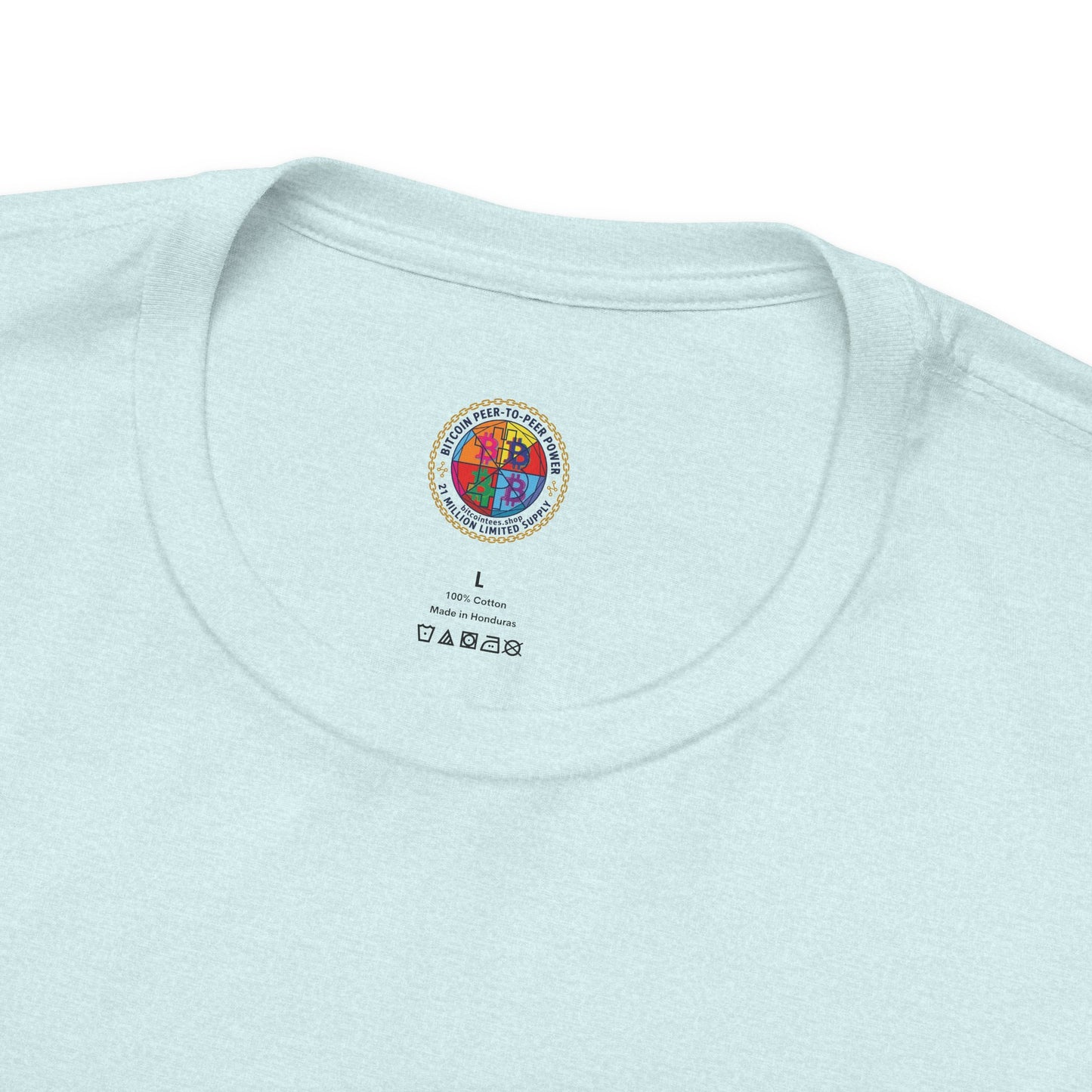 Bitcoin Growth Cartoon Tee — Crypto Stairs Illustration T-Shirt