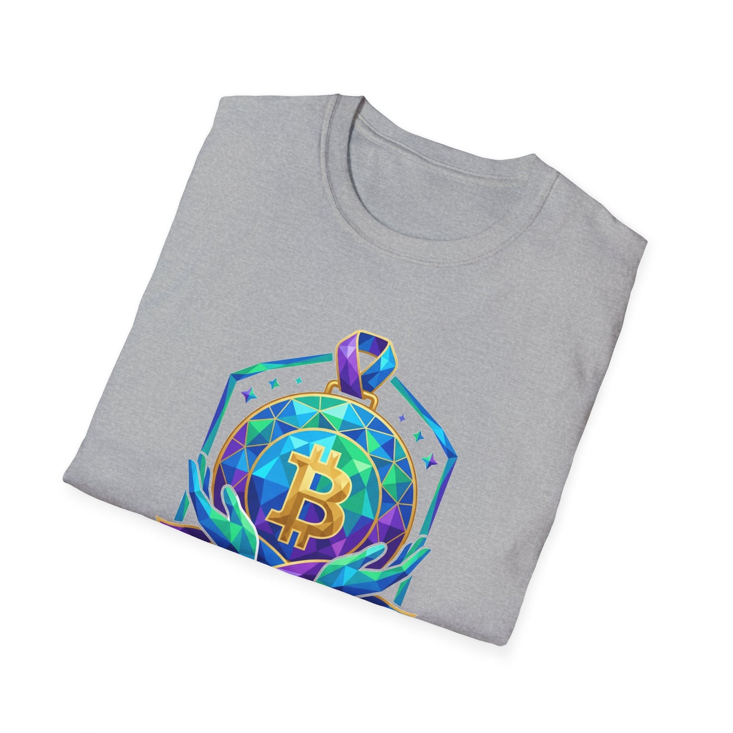 Bitcoin Diamond Hands Award T-Shirt — Crypto Investor Graphic Tee