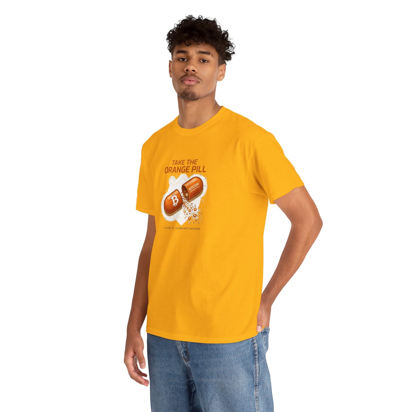 Bitcoin 'Take The Orange Pill' Graphic Tee