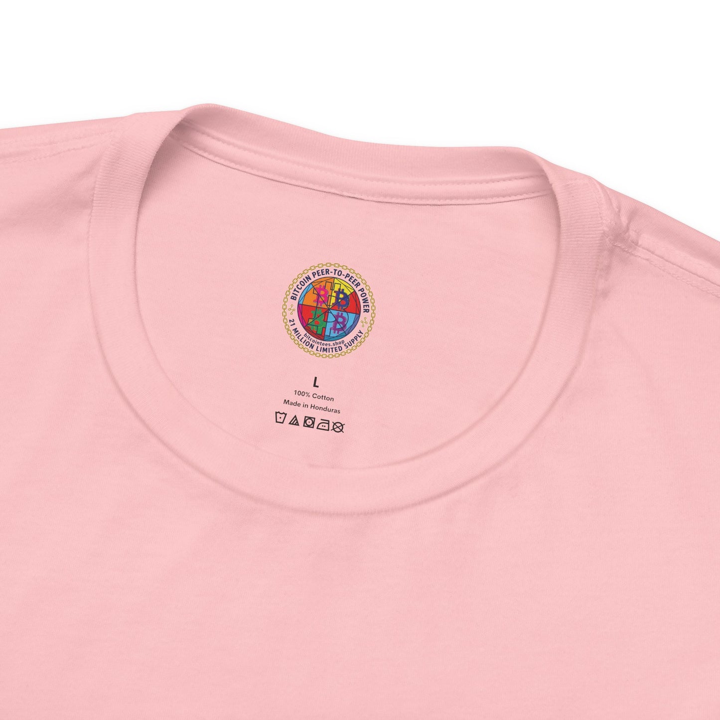 Bitcoin Growth Cartoon Tee — Crypto Stairs Illustration T-Shirt