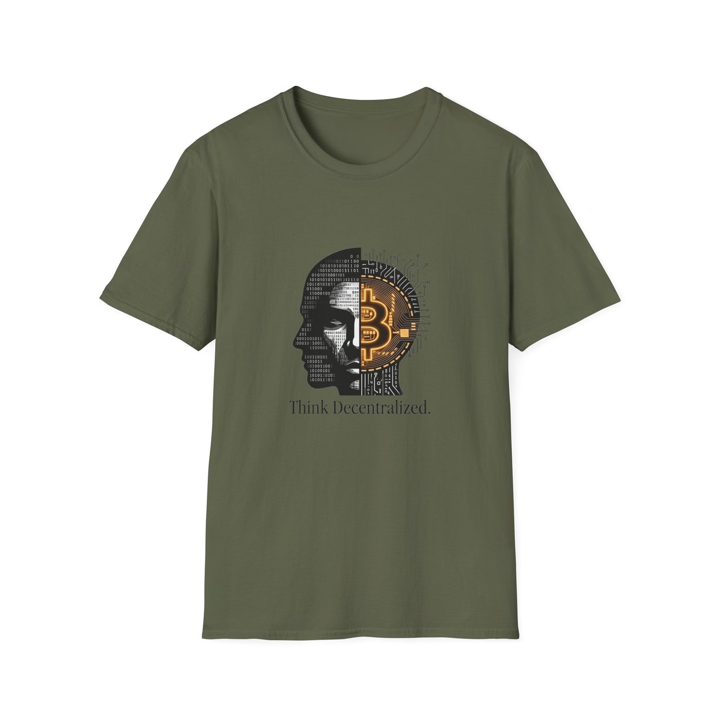 Bitcoin Mind T-Shirt — "Think Decentralized" Crypto Graphic Tee