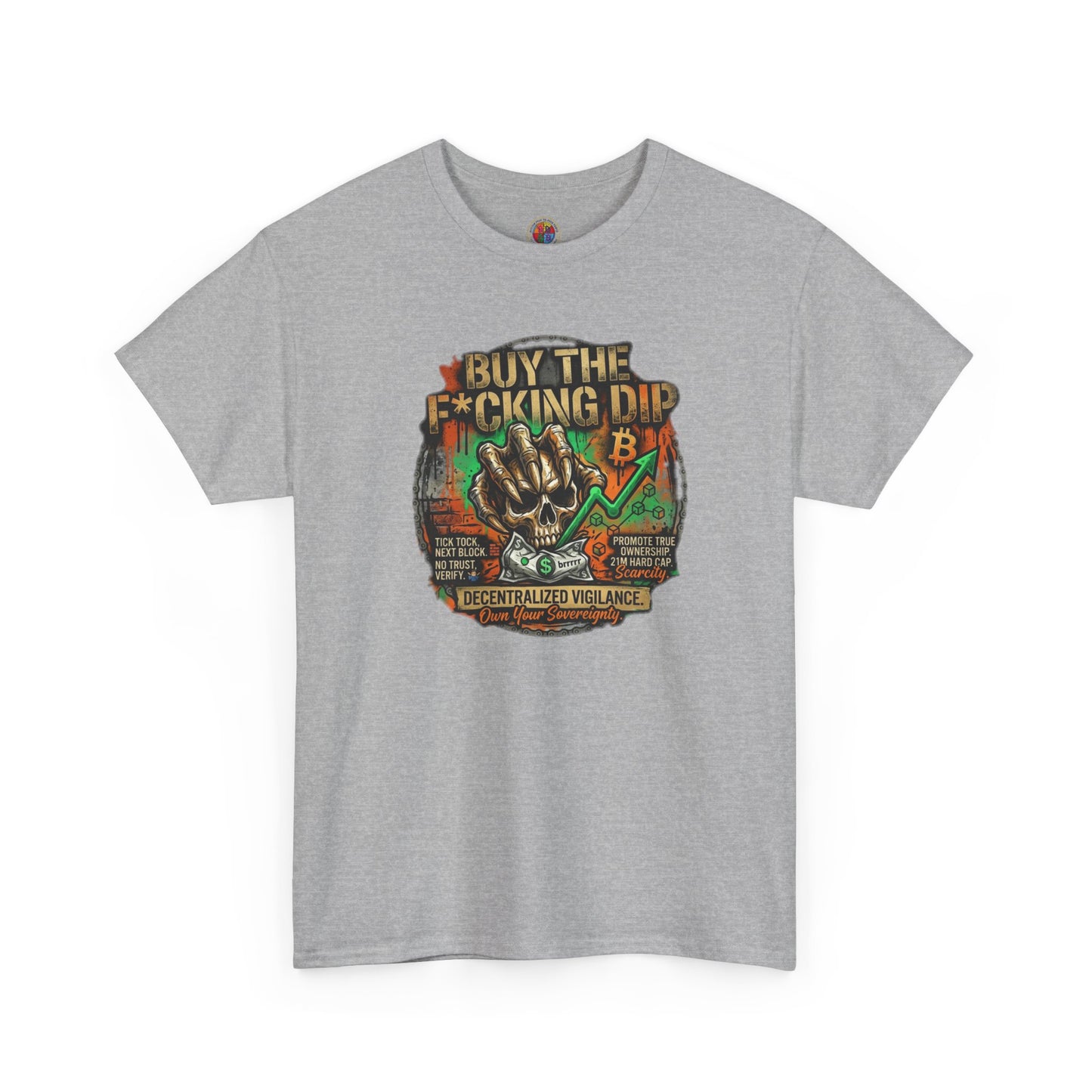 Buy The F*cking Dip Graphic Tee — Stock Market Crypto HODL Trading Shirt