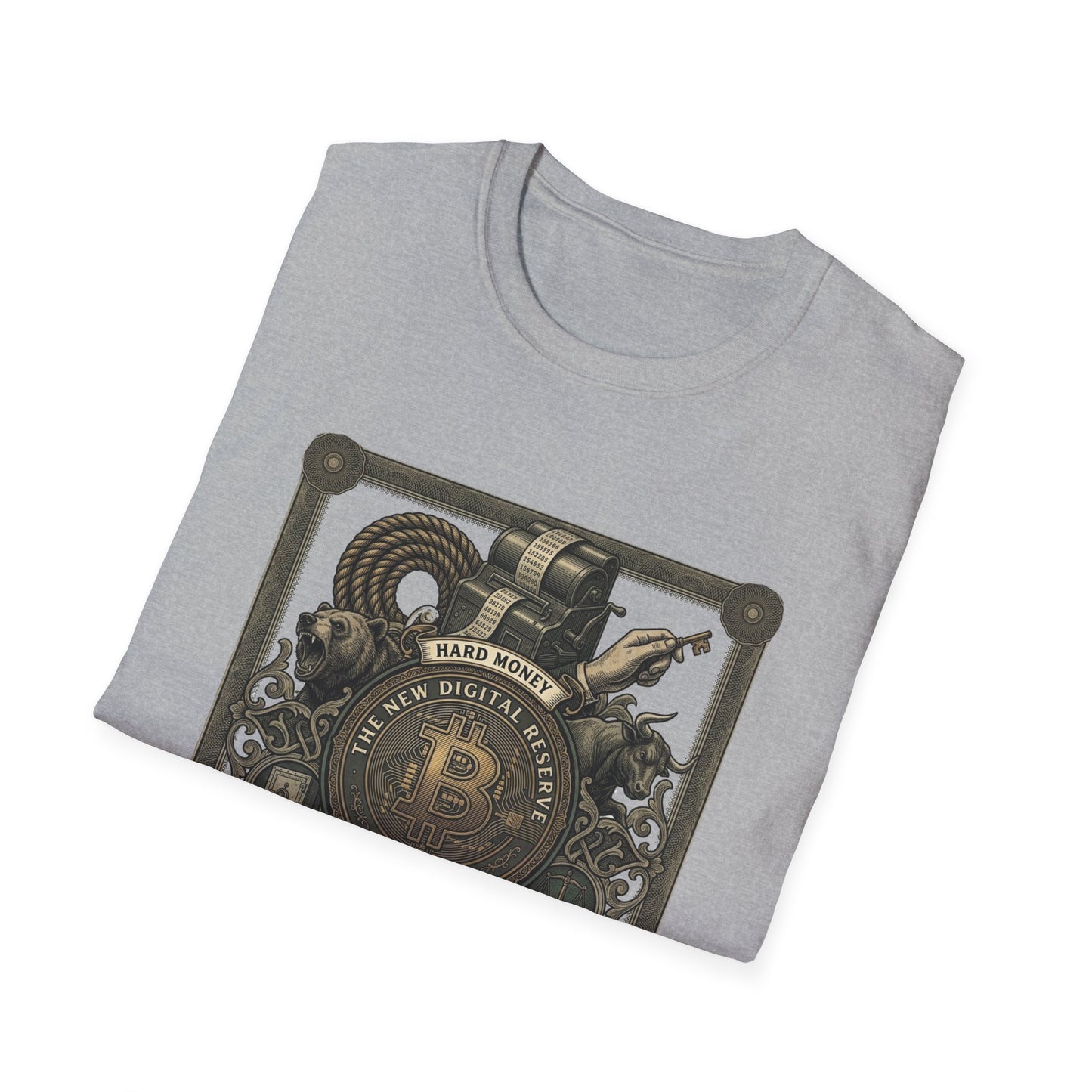 Bitcoin Steampunk T-Shirt — Vintage Crypto Emblem Tee