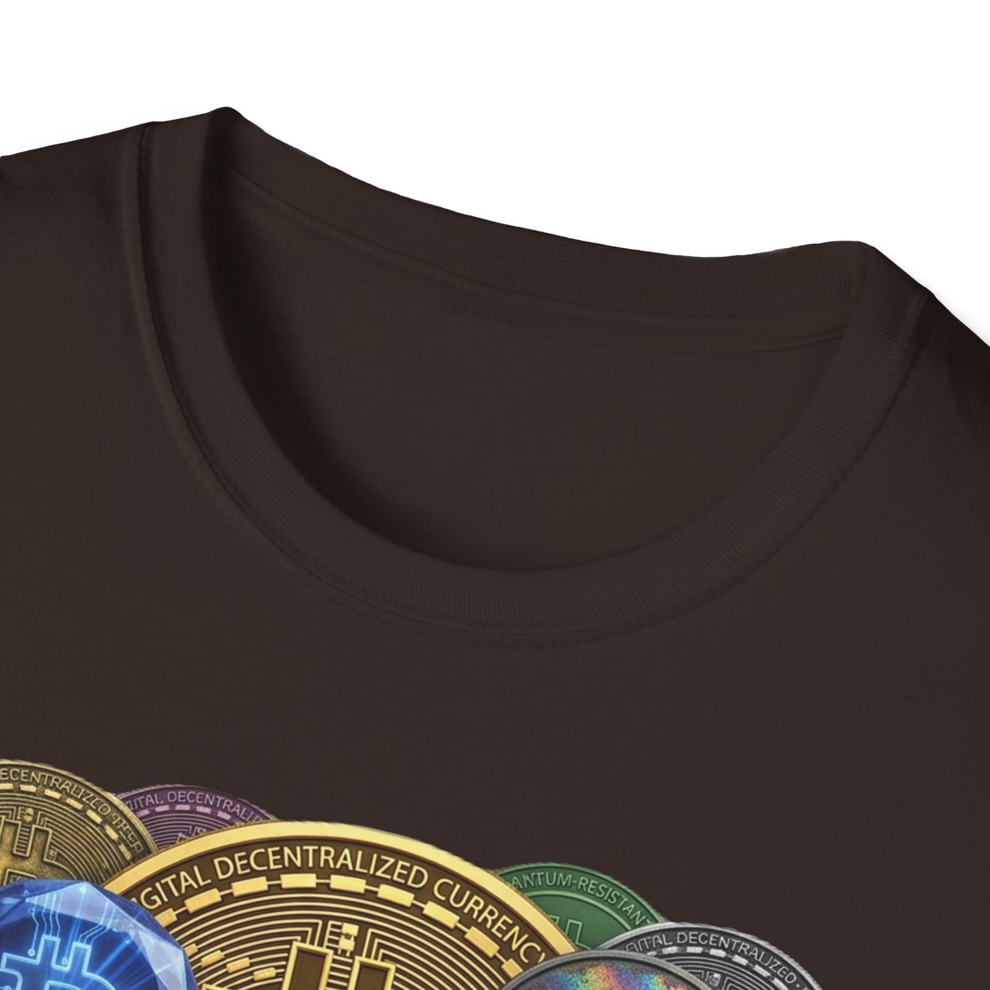 Bitcoin Crypto Coins Graphic T‑Shirt — Cryptocurrency Investor Tee